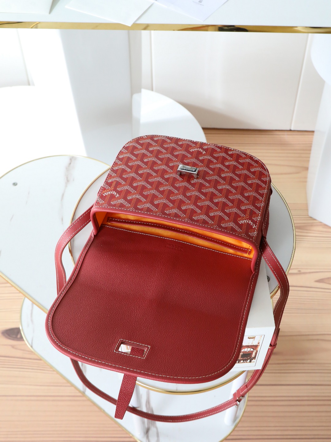 戈雅 邮差 Goyard Belvedere Small Messenger Bag — Unisex canvas and leather flap bag H0 BELVE2PMLTY