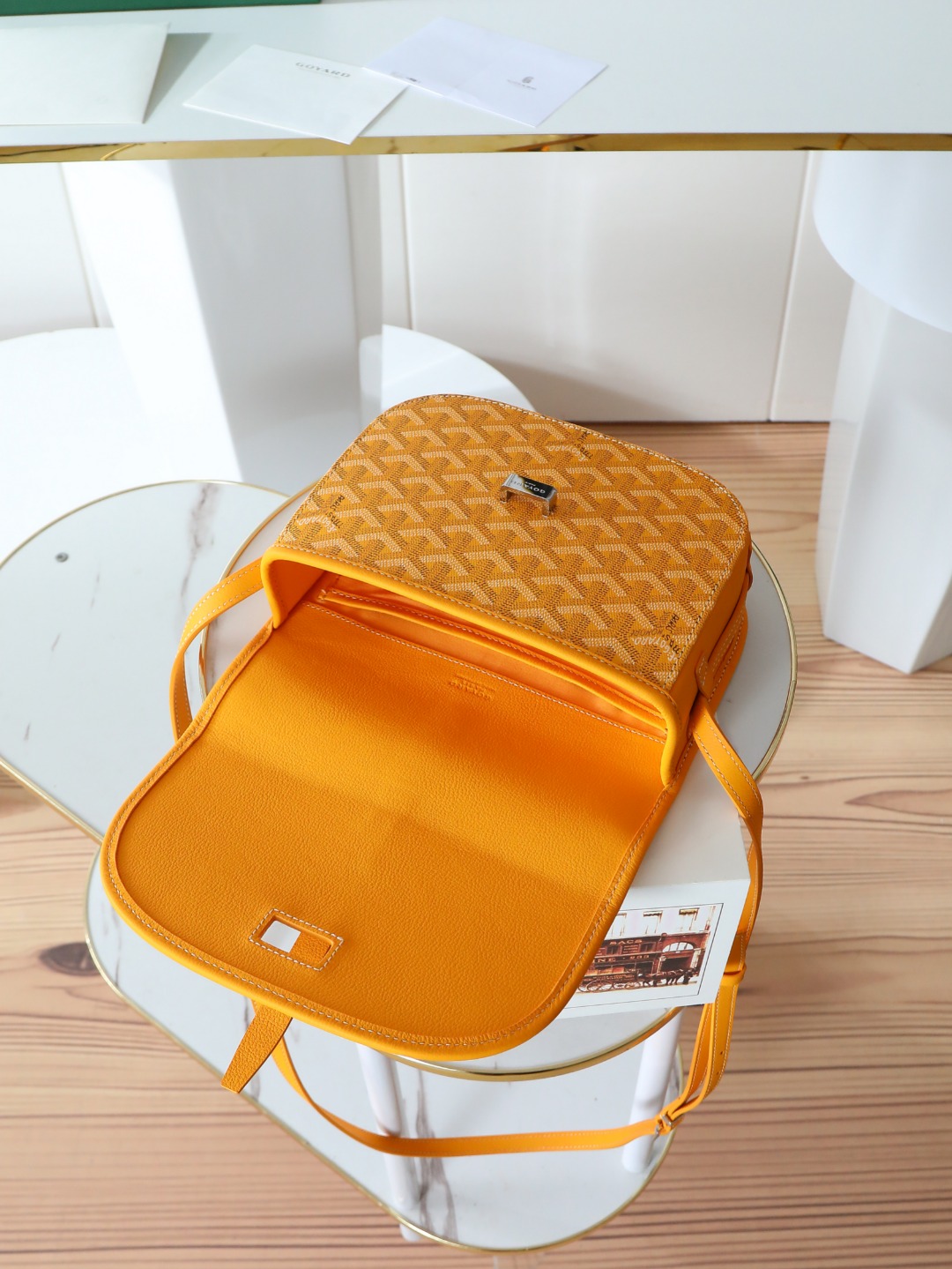戈雅 邮差 Goyard Belvedere Small Messenger Bag — Unisex canvas and leather flap bag H0 BELVE2PMLTY