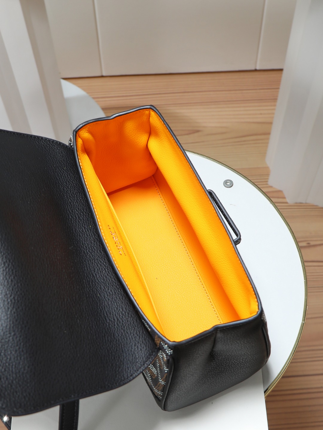 戈雅 手提 Goyard Saigon Handbag – Leather, Beechwood, and Canvas with Calfskin Trim H0 SAIGONMINTY