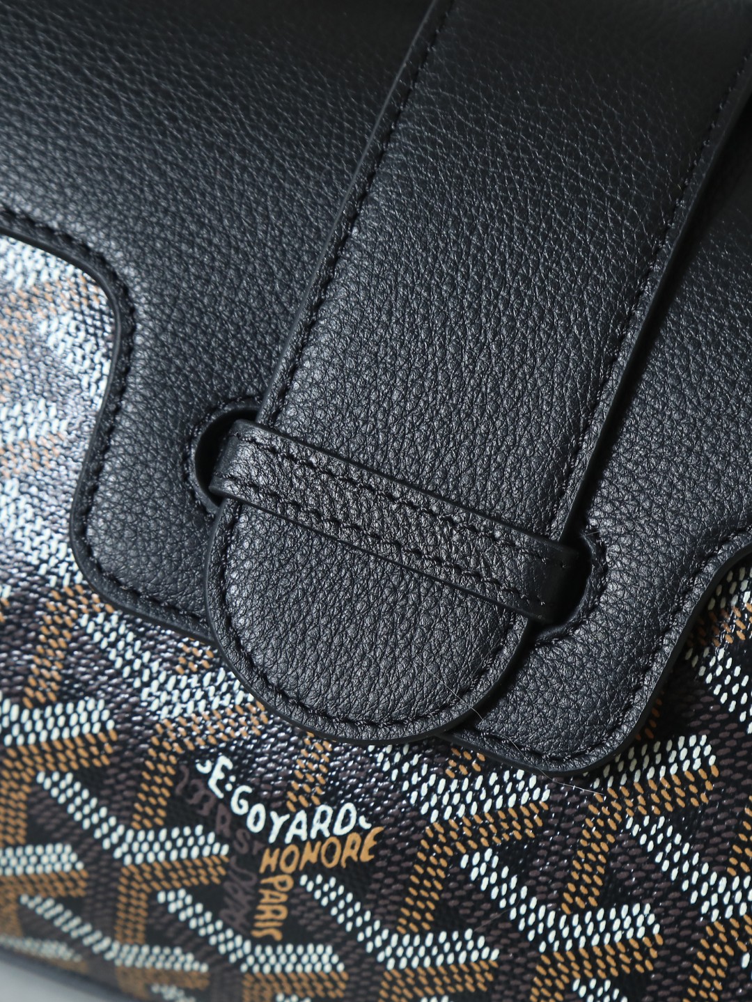 戈雅 手提 Goyard Saigon Handbag – Leather, Beechwood, and Canvas with Calfskin Trim H0 SAIGONMINTY