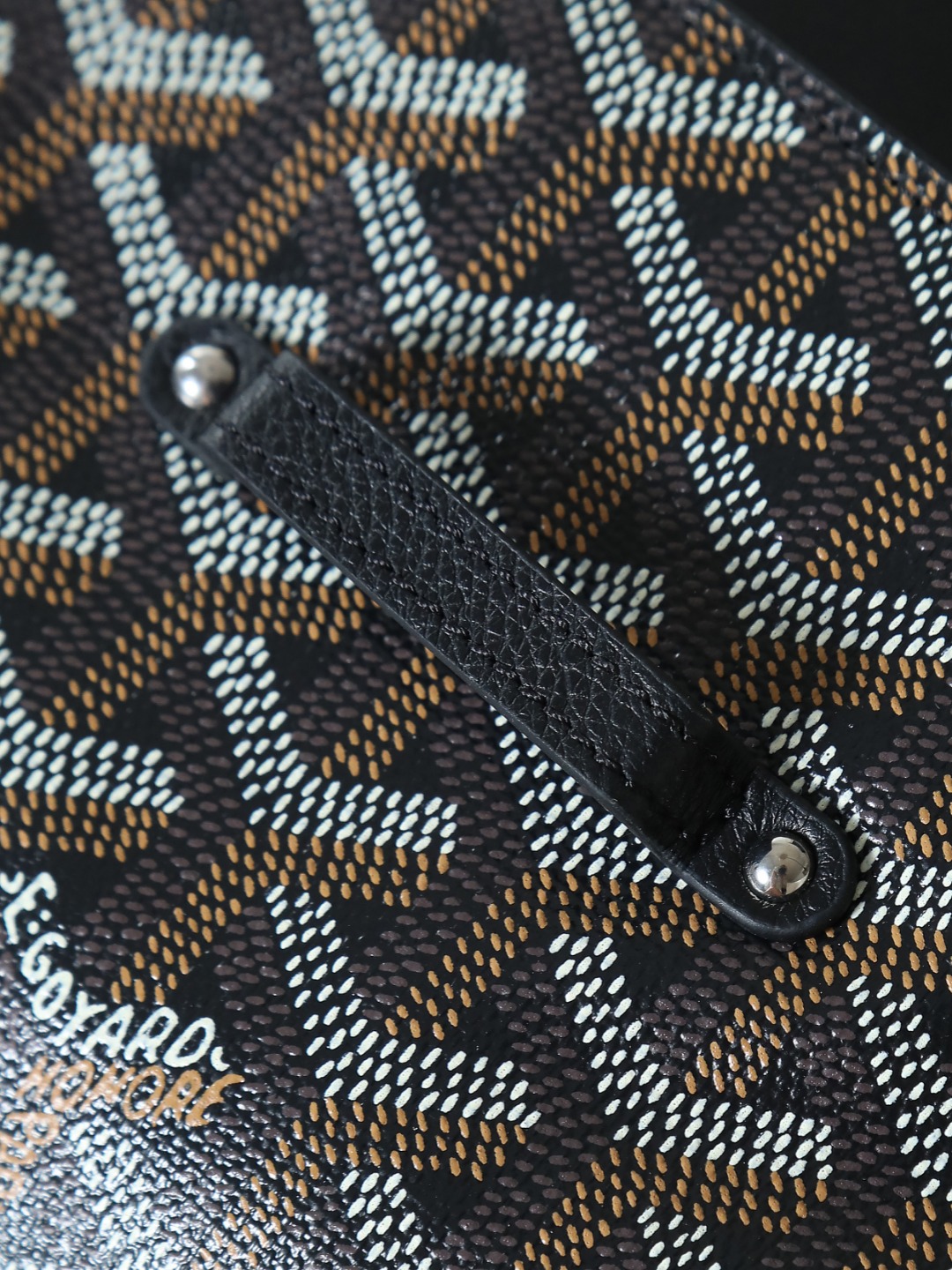 戈雅 手提 Goyard Saigon Handbag – Leather, Beechwood, and Canvas with Calfskin Trim H0 SAIGONMINTY