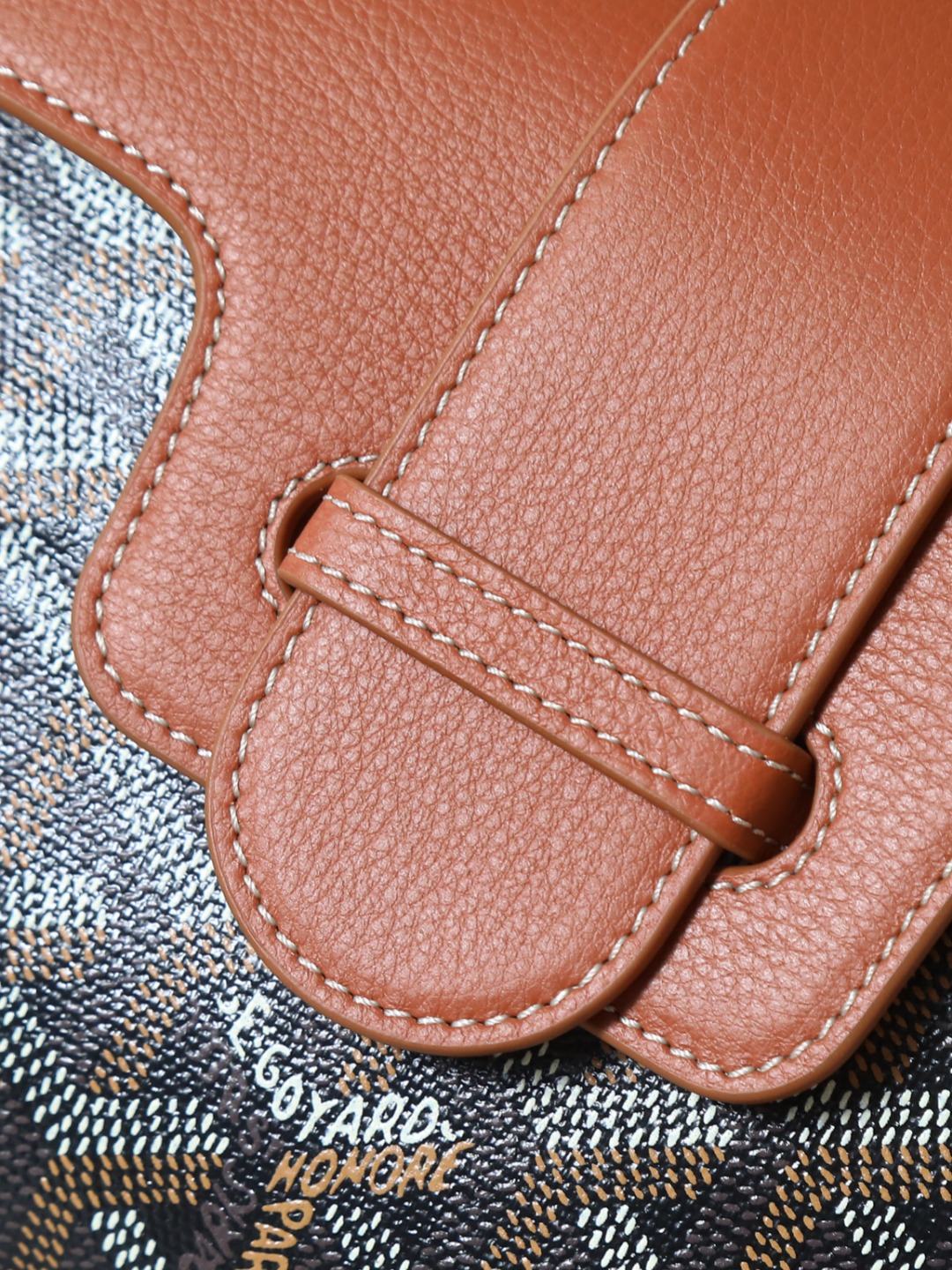 戈雅 手提 Goyard Saigon Handbag – Leather, Beechwood, and Canvas with Calfskin Trim H0 SAIGONMINTY