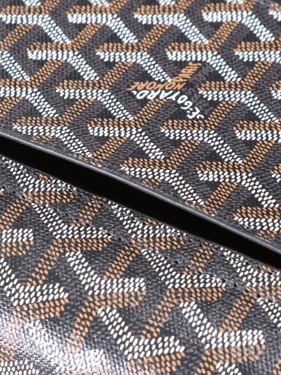 戈雅 GOYARD Duchess Marie-Caroline Shoulder/Crossbody Bag in Canvas and Cervon Calfskin H0 DUCHESPMLTY-01CL01P