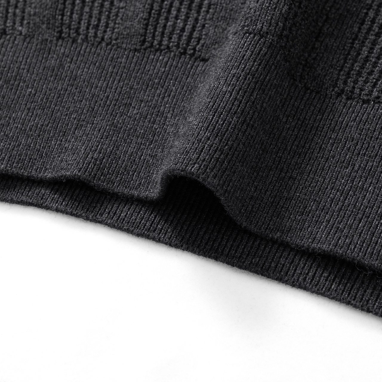 Brunello Cucinelli BC  棉质纹理罗纹针织 纯色Polo衫 男款 262M29204205P