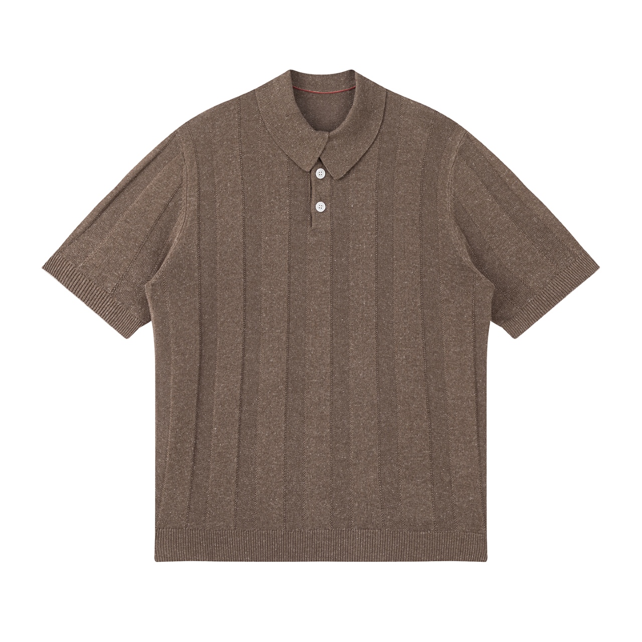 Brunello Cucinelli BC Men's Short-Sleeve Knit Polo Shirt