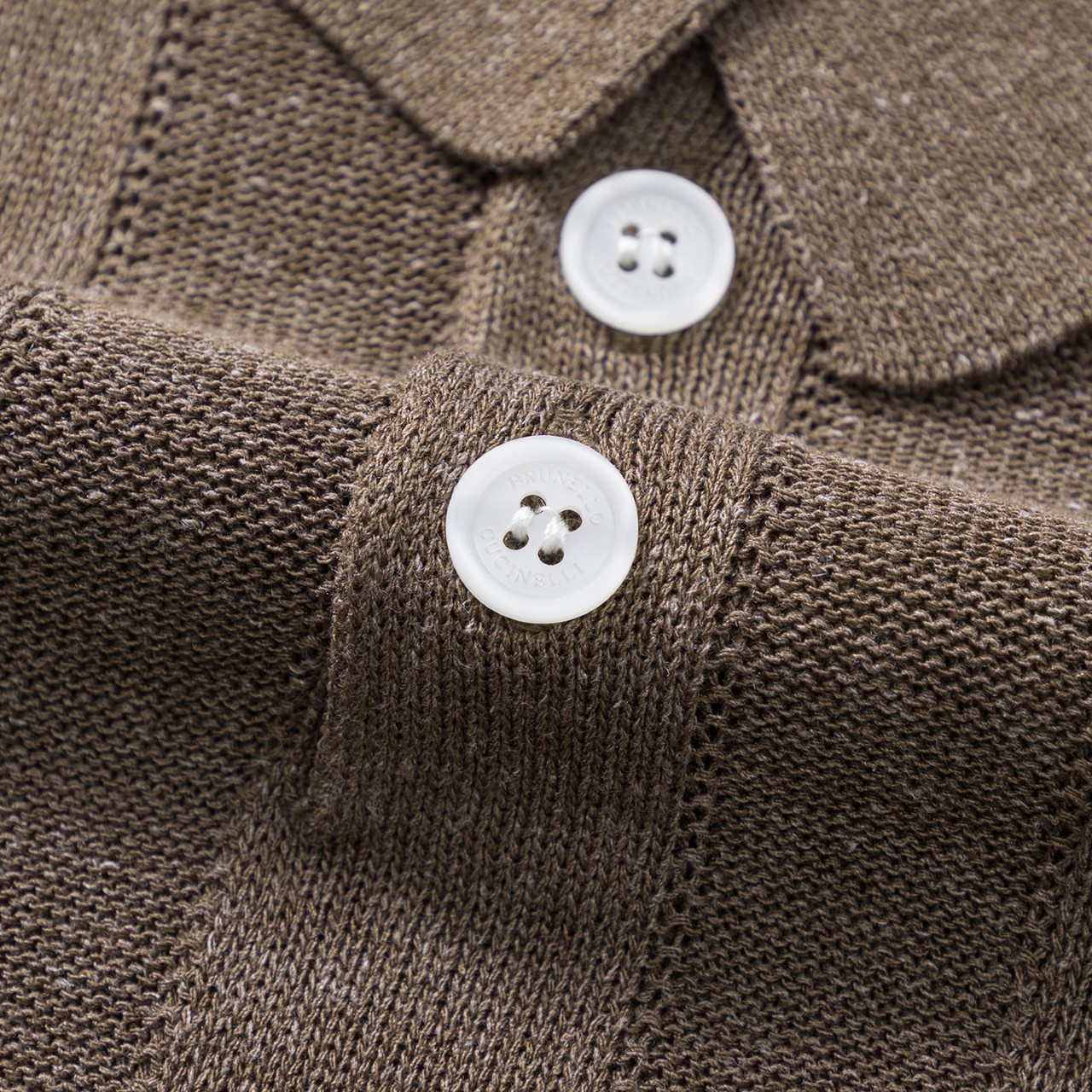Brunello Cucinelli BC Men's Short-Sleeve Knit Polo Shirt