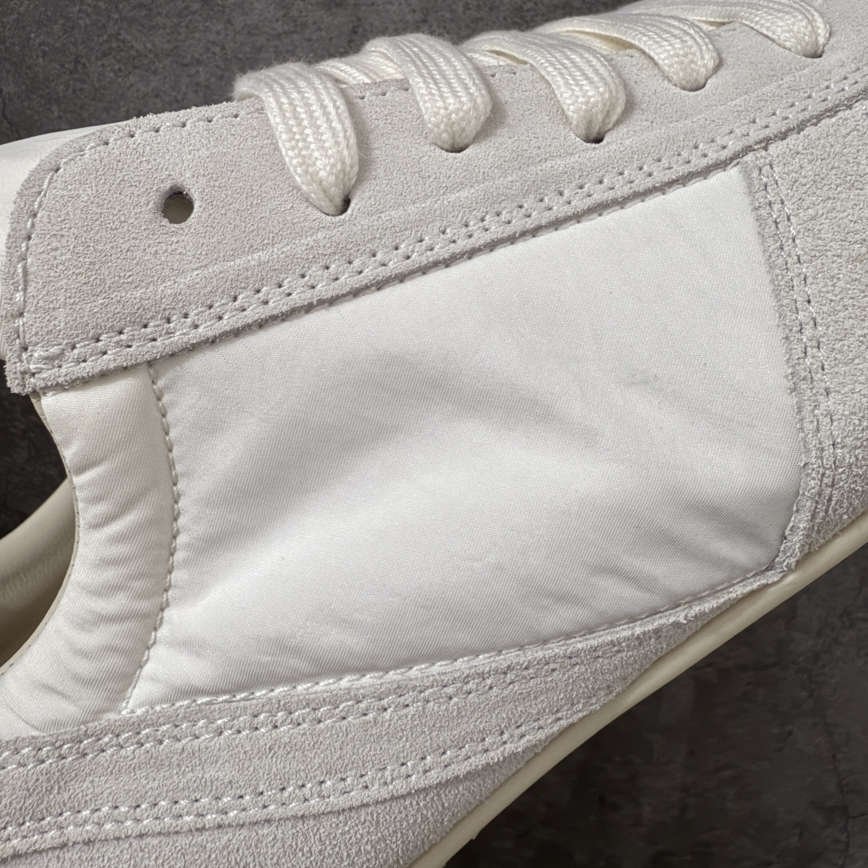 RICK OWENS RO MINIMAL  圆头 板鞋 休闲鞋 波鞋 男鞋  帆布  低筒   灰色 RU01F2889NDOLV-X1111