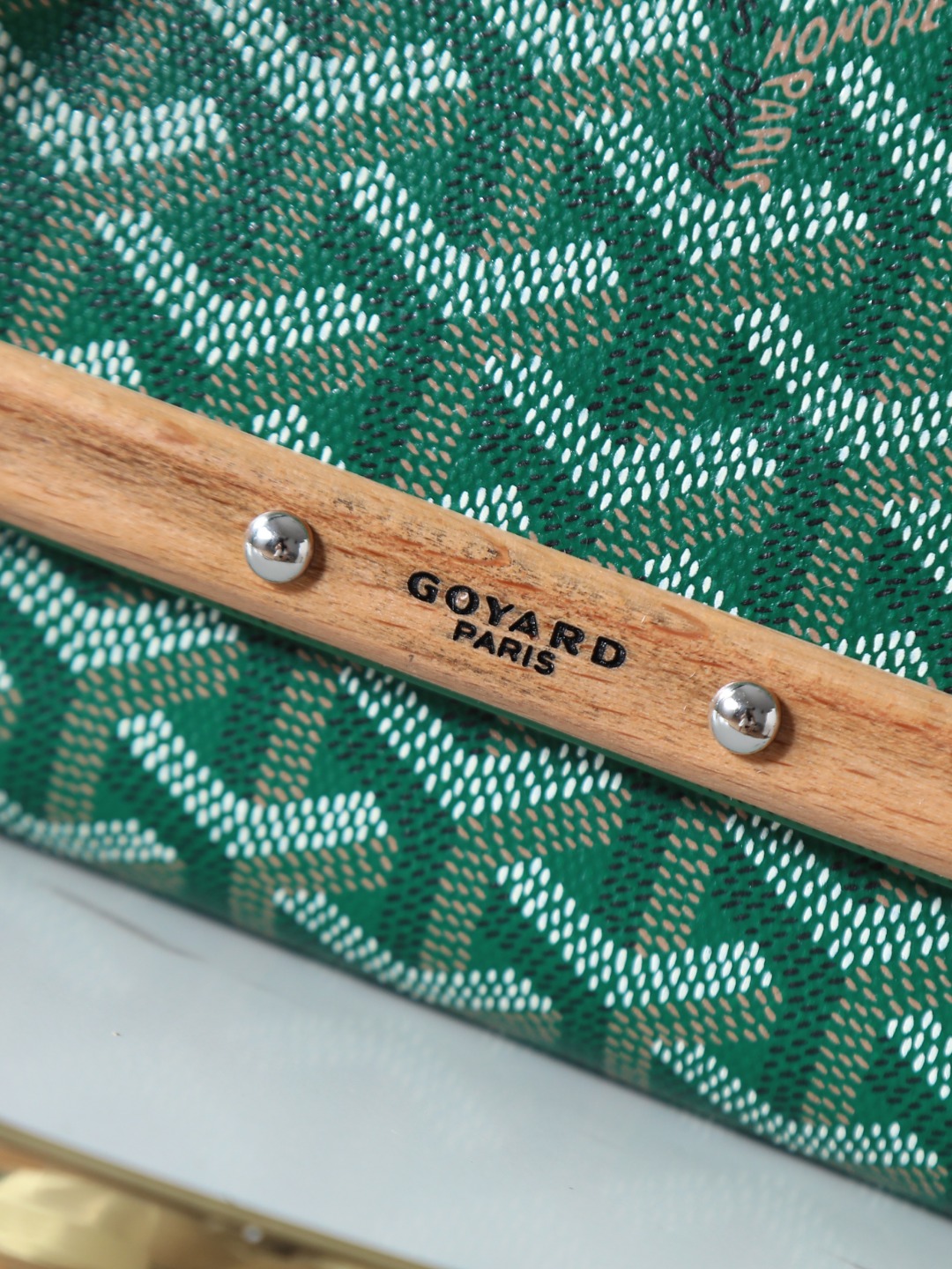 GOYARD 戈雅手拿 Monte-Carlo Canvas and Calfskin Shoulder Bag F0 MONTE2PMLTY