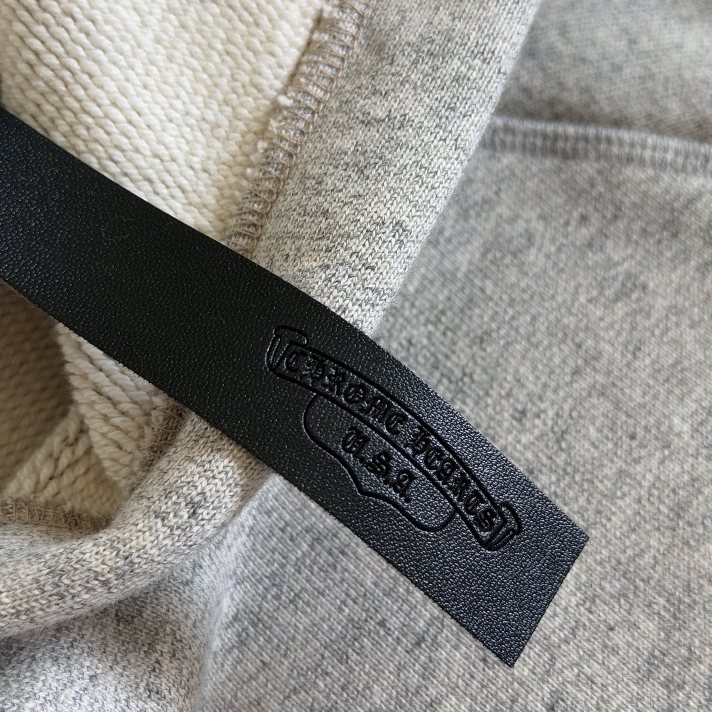  Chrome Hearts 克罗心 重磅 围标 连帽卫衣 花灰色三十字架 037-090962