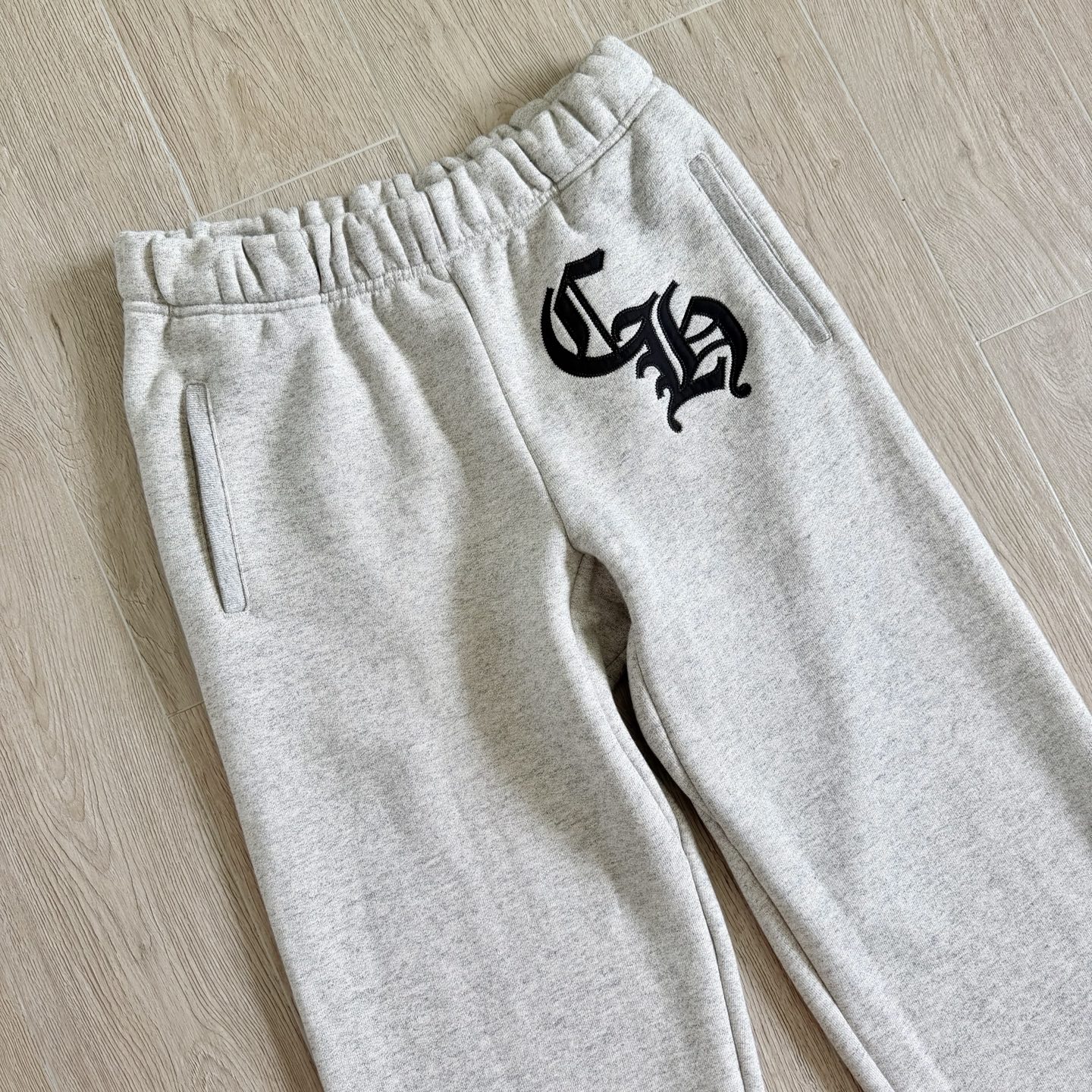  Chrome Hearts  CH克罗心 重磅 纯棉 直筒 纯色 卫裤 花灰色  CH-20261751
