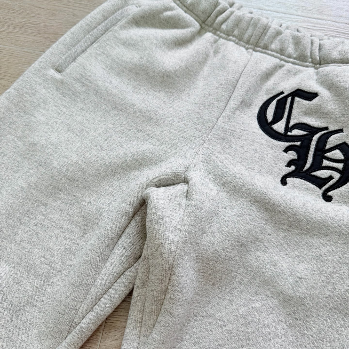  Chrome Hearts  CH克罗心 重磅 纯棉 直筒 纯色 卫裤 花灰色  CH-20261751