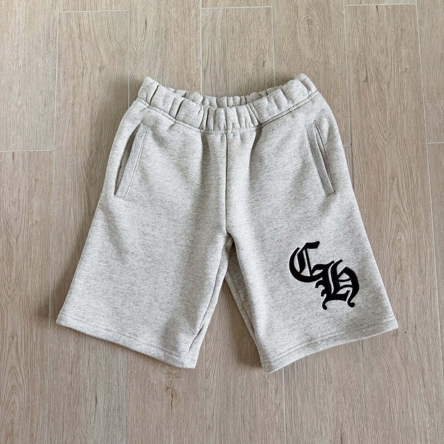 Chrome Hearts  CH克罗心 重磅 纯棉 直筒 纯色 卫裤  短裤花灰色 CH-20263048