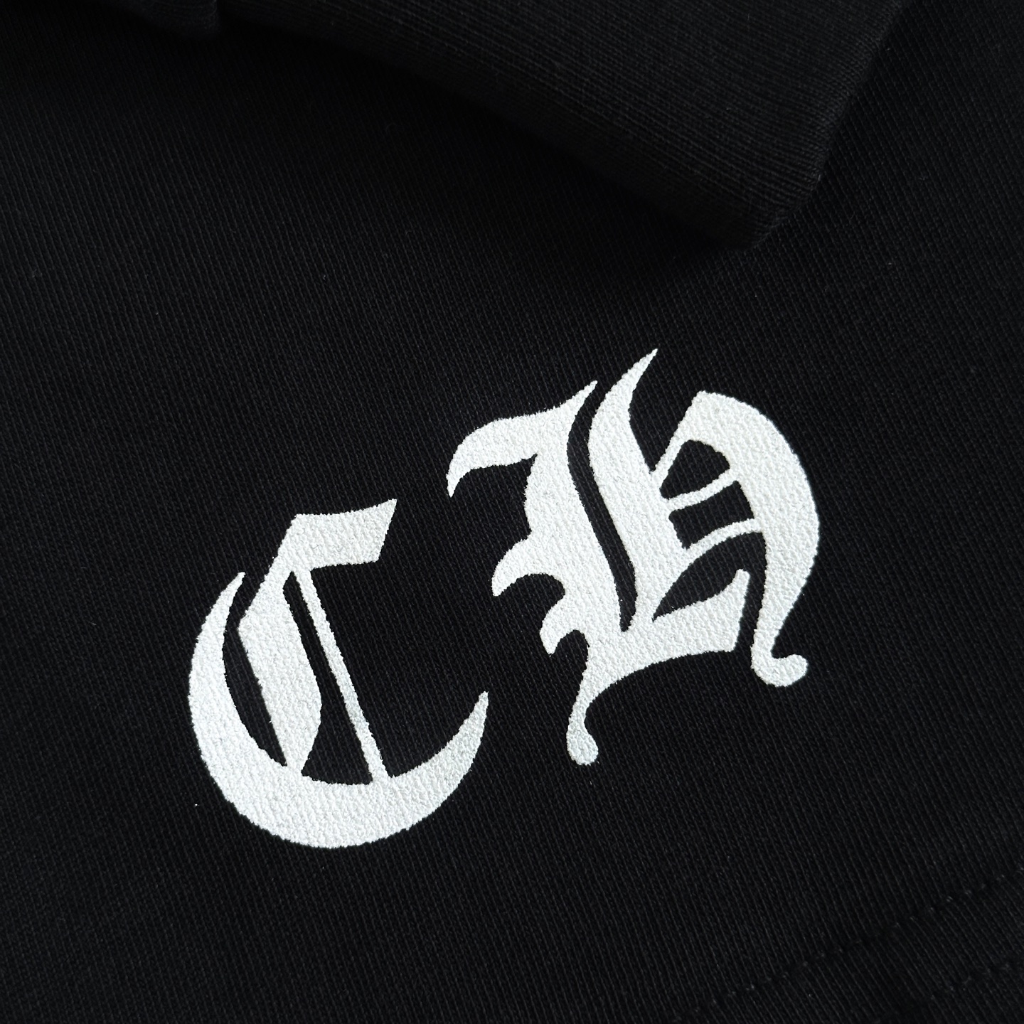 Chrome Hearts 克罗心 CH  长袖 T恤   26T卷轴  黑色 白色