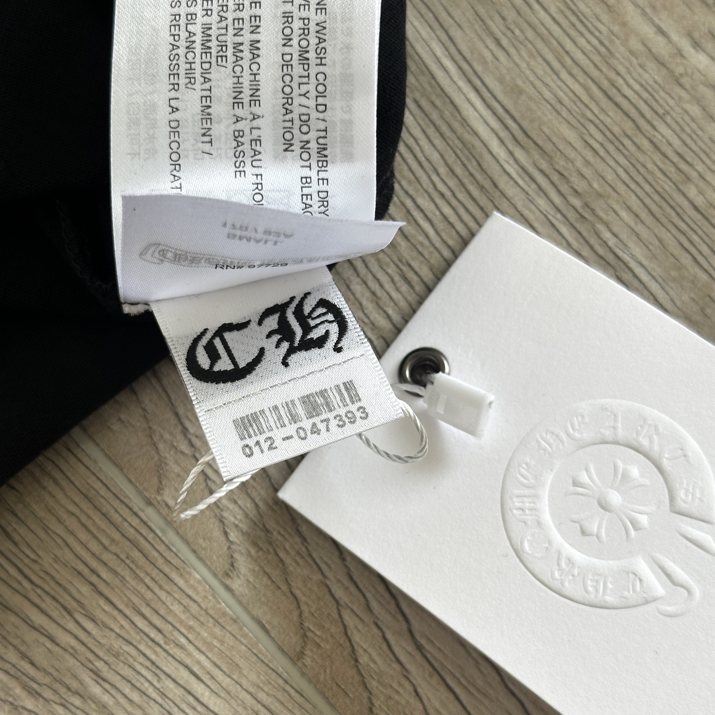 Chrome Hearts 克罗心 CH  长袖 T恤   26T卷轴  黑色 白色