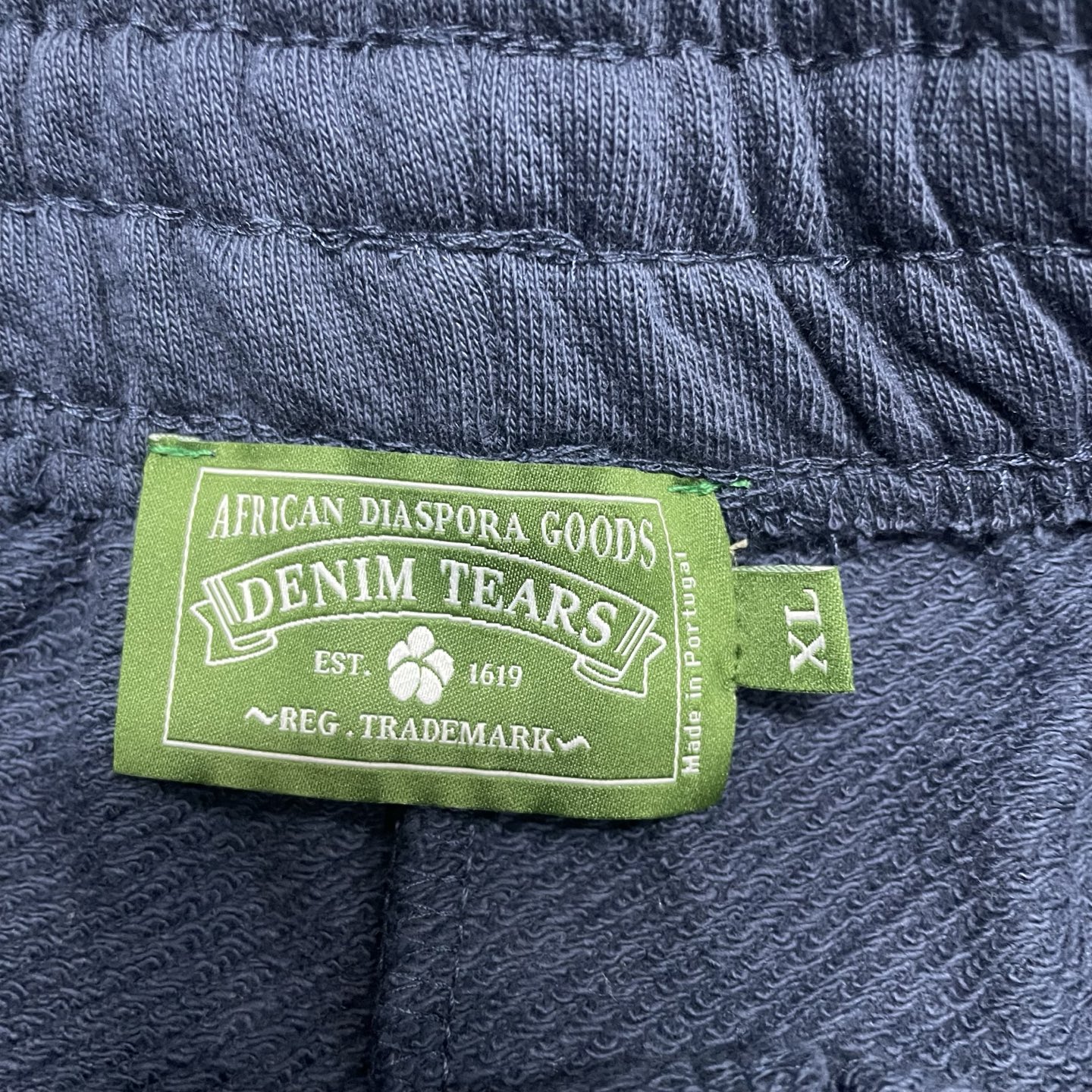 DT Denim Tears Cotton Wreath 木棉花 图案发泡印花 松紧  运动 短裤 