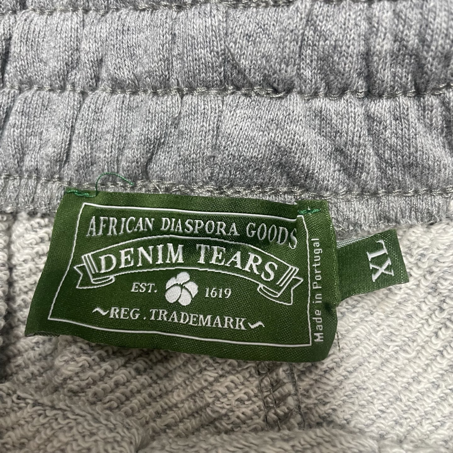 DT Denim Tears Cotton Wreath 木棉花 图案发泡印花 松紧  运动 短裤 