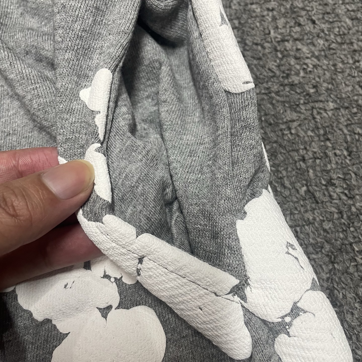 DT Denim Tears Cotton Wreath 木棉花 图案发泡印花 松紧  运动 短裤 