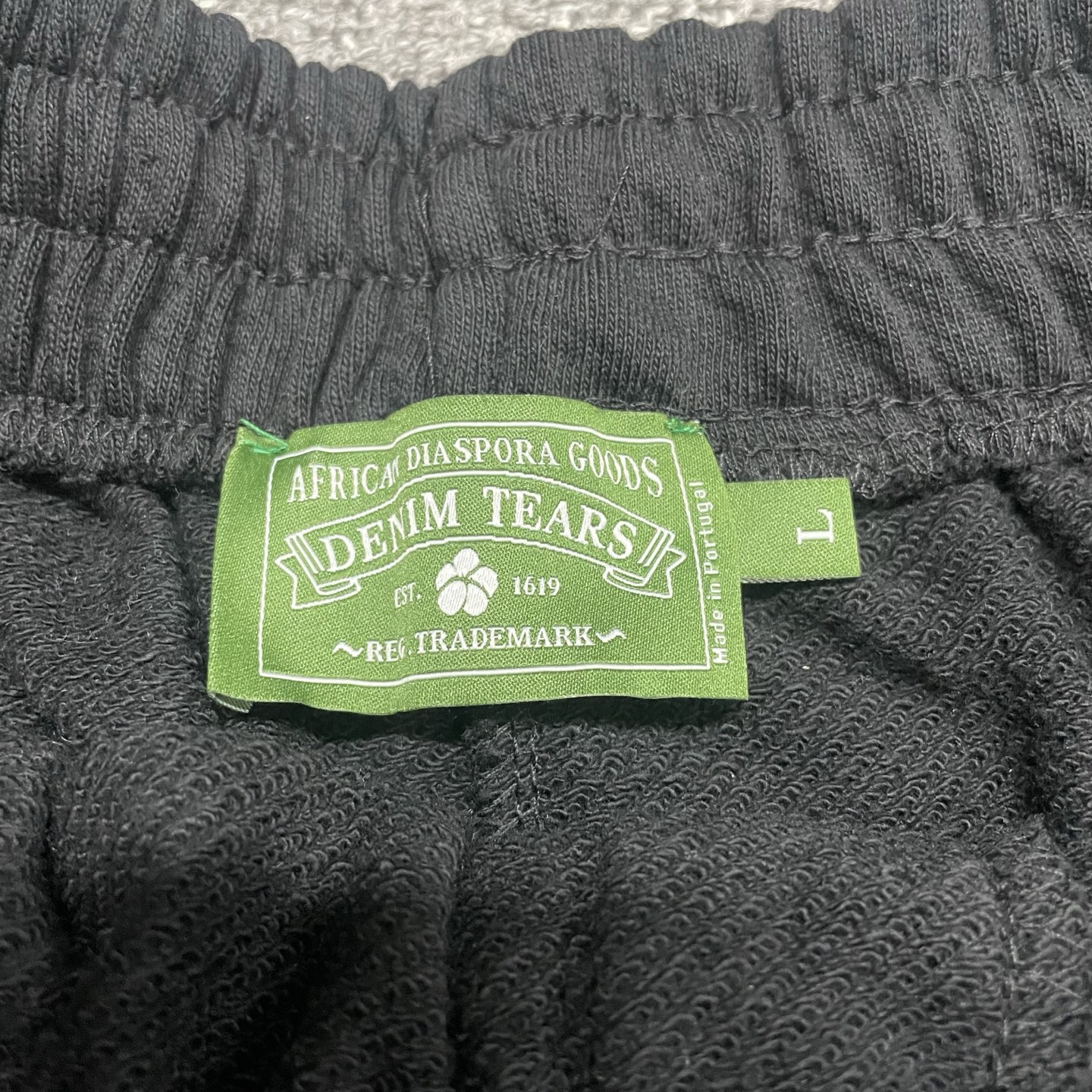 DT Denim Tears Cotton Wreath 木棉花 图案发泡印花 松紧  运动 短裤 