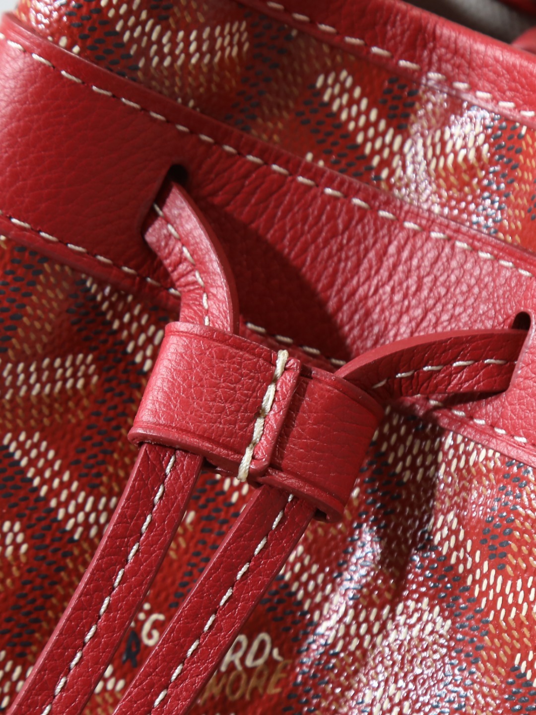 GOYARD 戈雅水桶 Mini MPetit Flot  -Canvas and Calfskin Shoulder Bag F0 PEFLOTMINTY