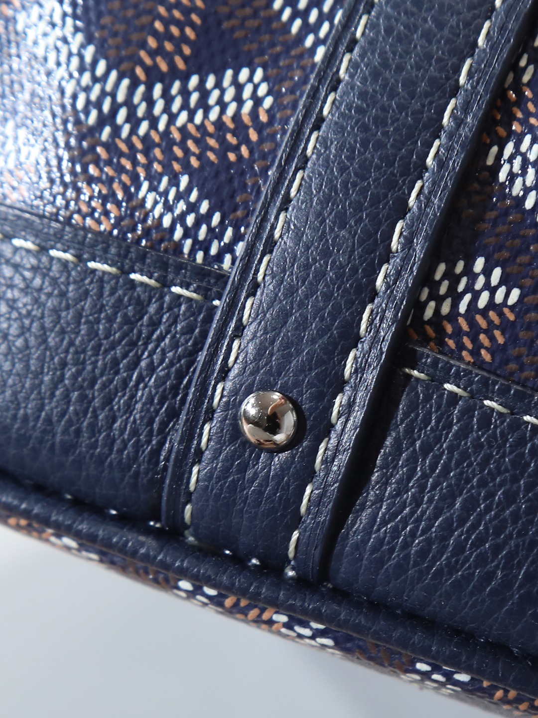 GOYARD 戈雅水桶 Mini MPetit Flot  -Canvas and Calfskin Shoulder Bag F0 PEFLOTMINTY