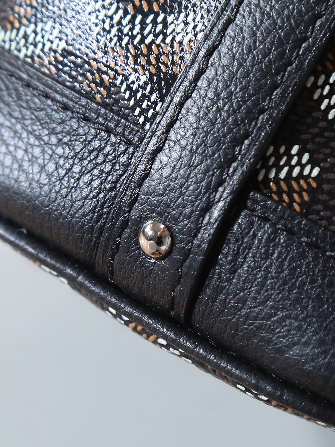 GOYARD 戈雅水桶 Mini MPetit Flot  -Canvas and Calfskin Shoulder Bag F0 PEFLOTMINTY