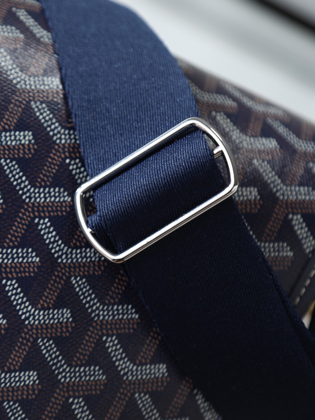 GOYARD 戈雅 CAPETIEN  -Canvas and leather flap-closure messenger/shoulder bag-F0-CAPETIMMLTY