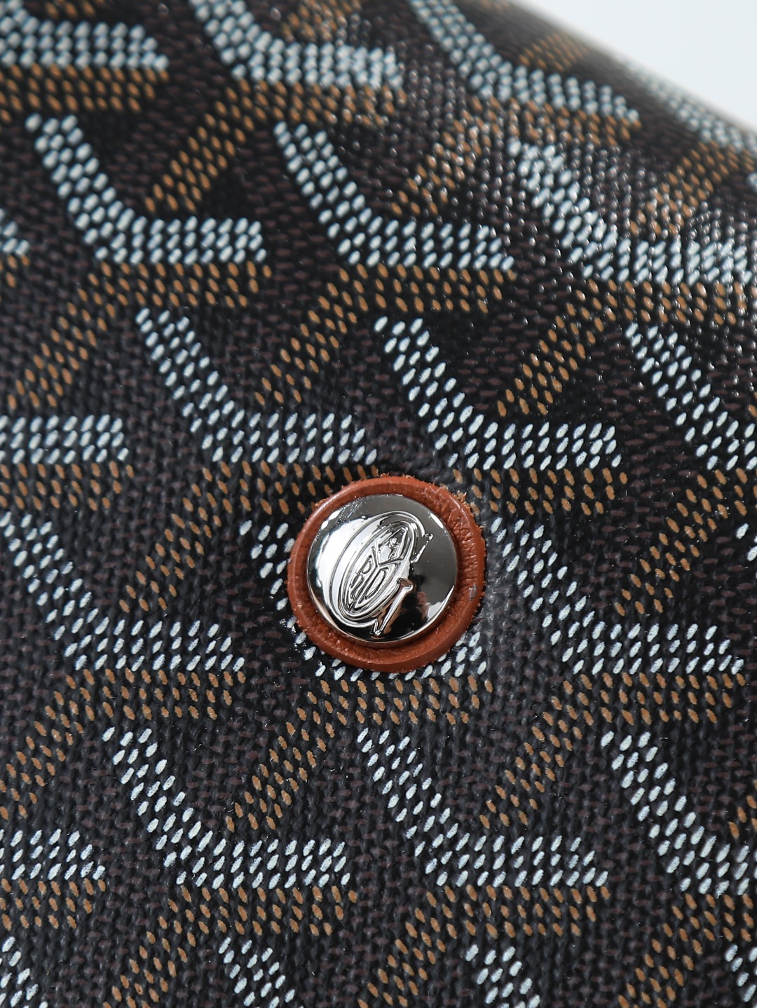 GOYARD 戈雅 CAPETIEN  -Canvas and leather flap-closure messenger/shoulder bag-F0-CAPETIMMLTY