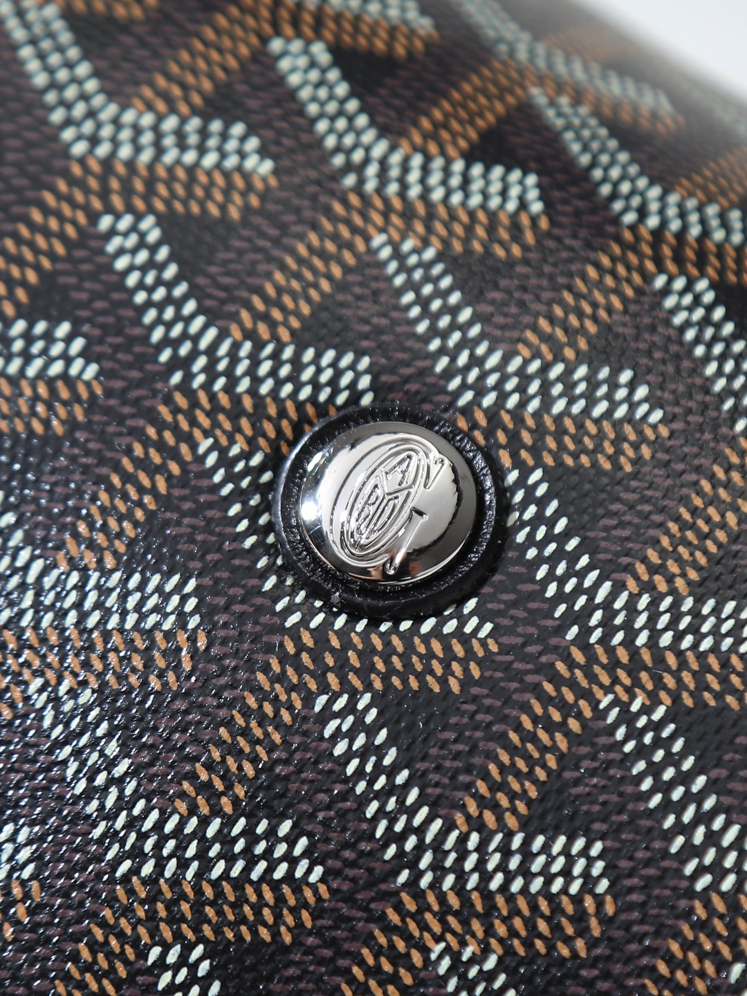 GOYARD 戈雅 CAPETIEN  -Canvas and leather flap-closure messenger/shoulder bag-F0-CAPETIMMLTY