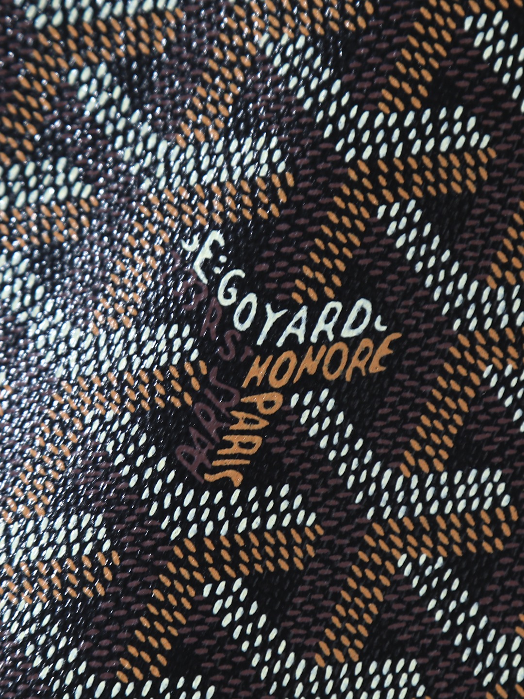 GOYARD 戈雅 CAPETIEN  -Canvas and leather flap-closure messenger/shoulder bag-F0-CAPETIMMLTY