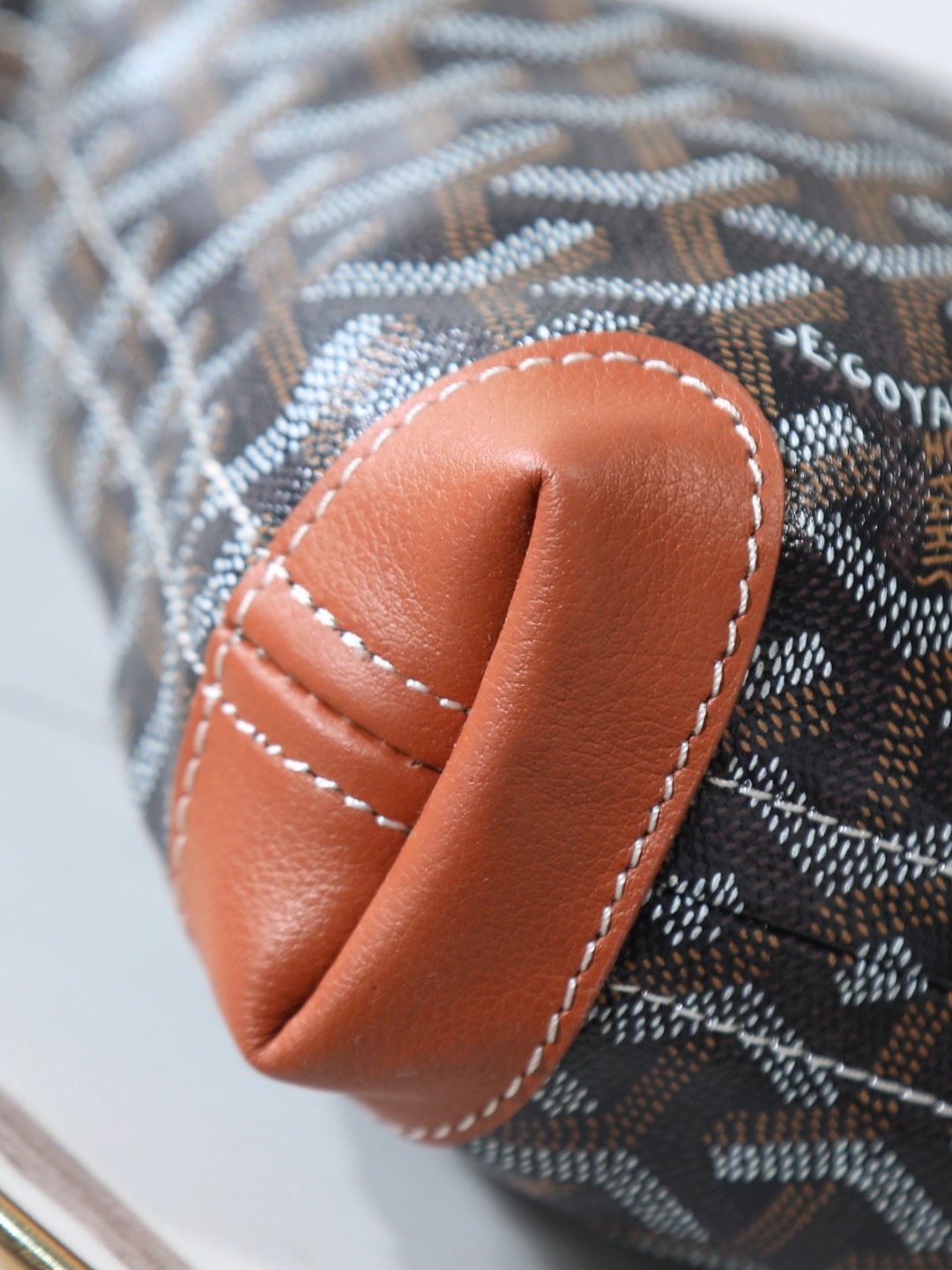 GOYARD 戈雅手拿 Conti -Canvas and Leather Toiletry/Storage Bag-H0-CONTIPPMLTY-