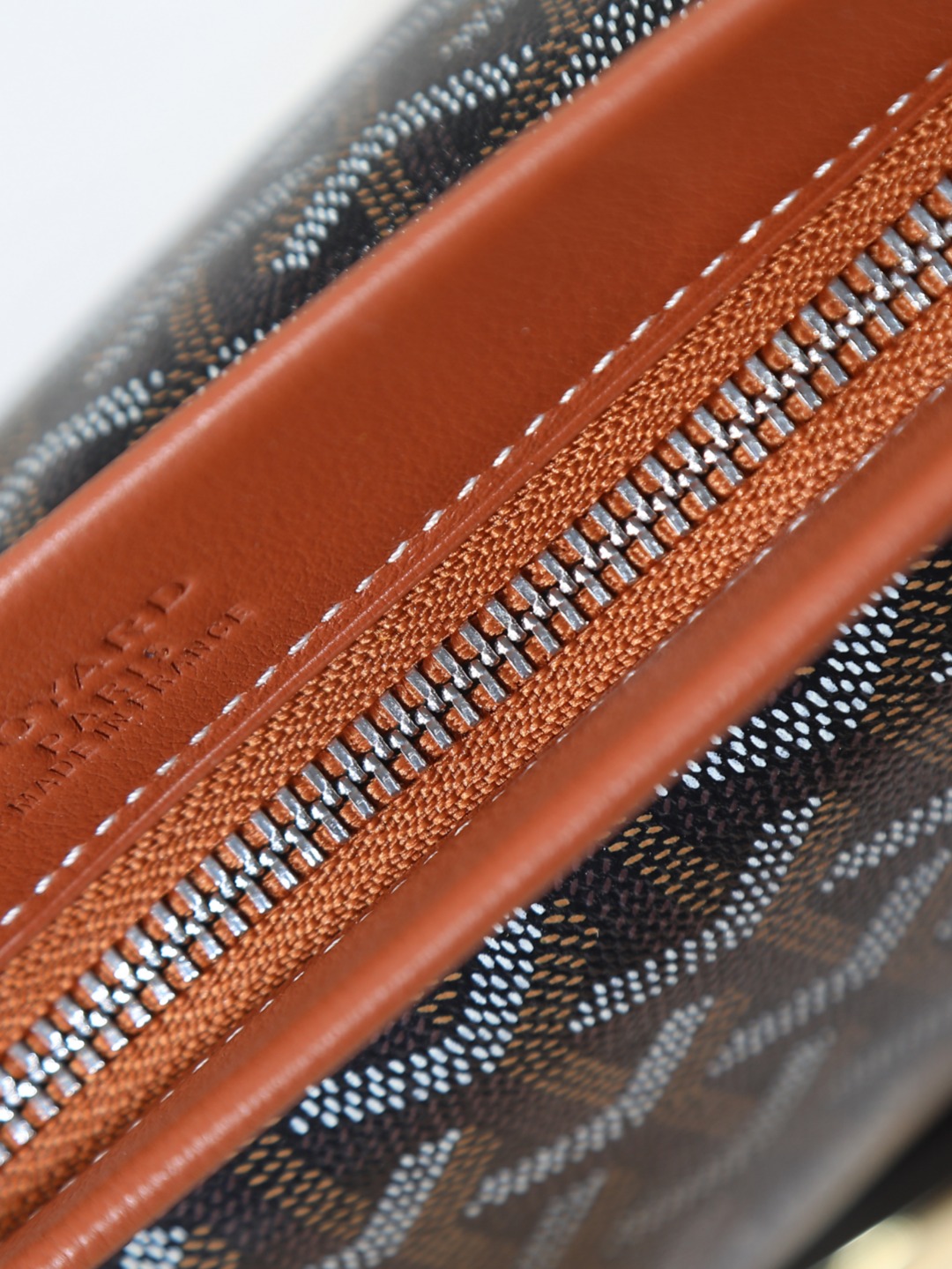 GOYARD 戈雅手拿 Conti -Canvas and Leather Toiletry/Storage Bag-H0-CONTIPPMLTY-