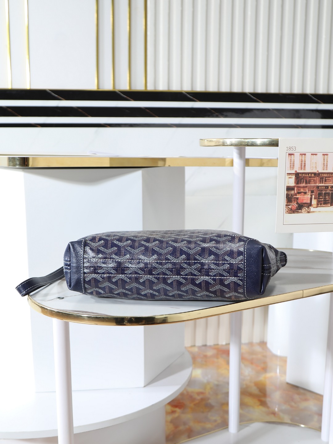 GOYARD 戈雅手拿 Conti -Canvas and Leather Toiletry/Storage Bag-H0-CONTIPPMLTY-