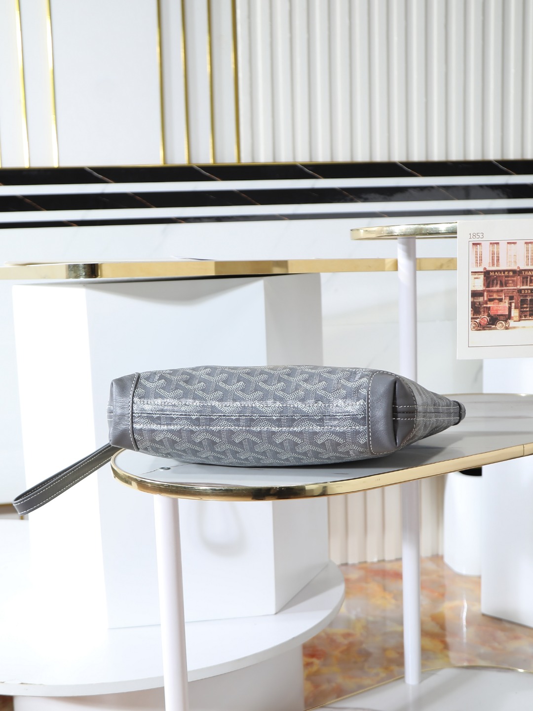 GOYARD 戈雅手拿 Conti -Canvas and Leather Toiletry/Storage Bag-H0-CONTIPPMLTY-