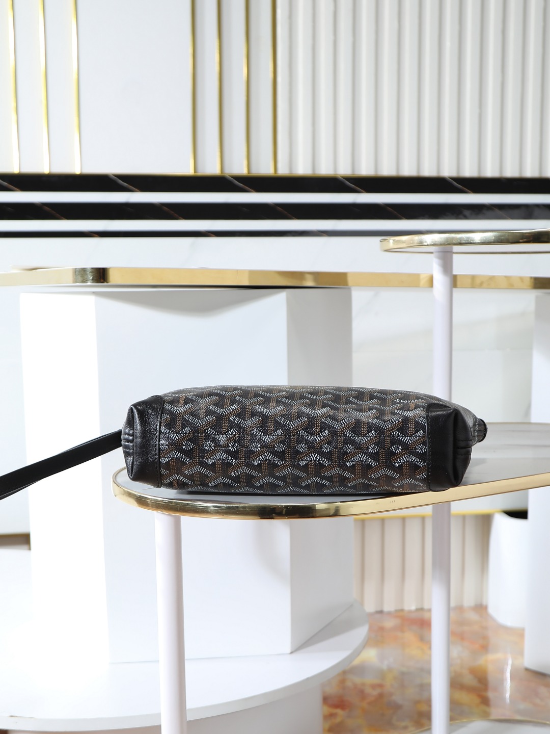 GOYARD 戈雅手拿 Conti -Canvas and Leather Toiletry/Storage Bag-H0-CONTIPPMLTY-