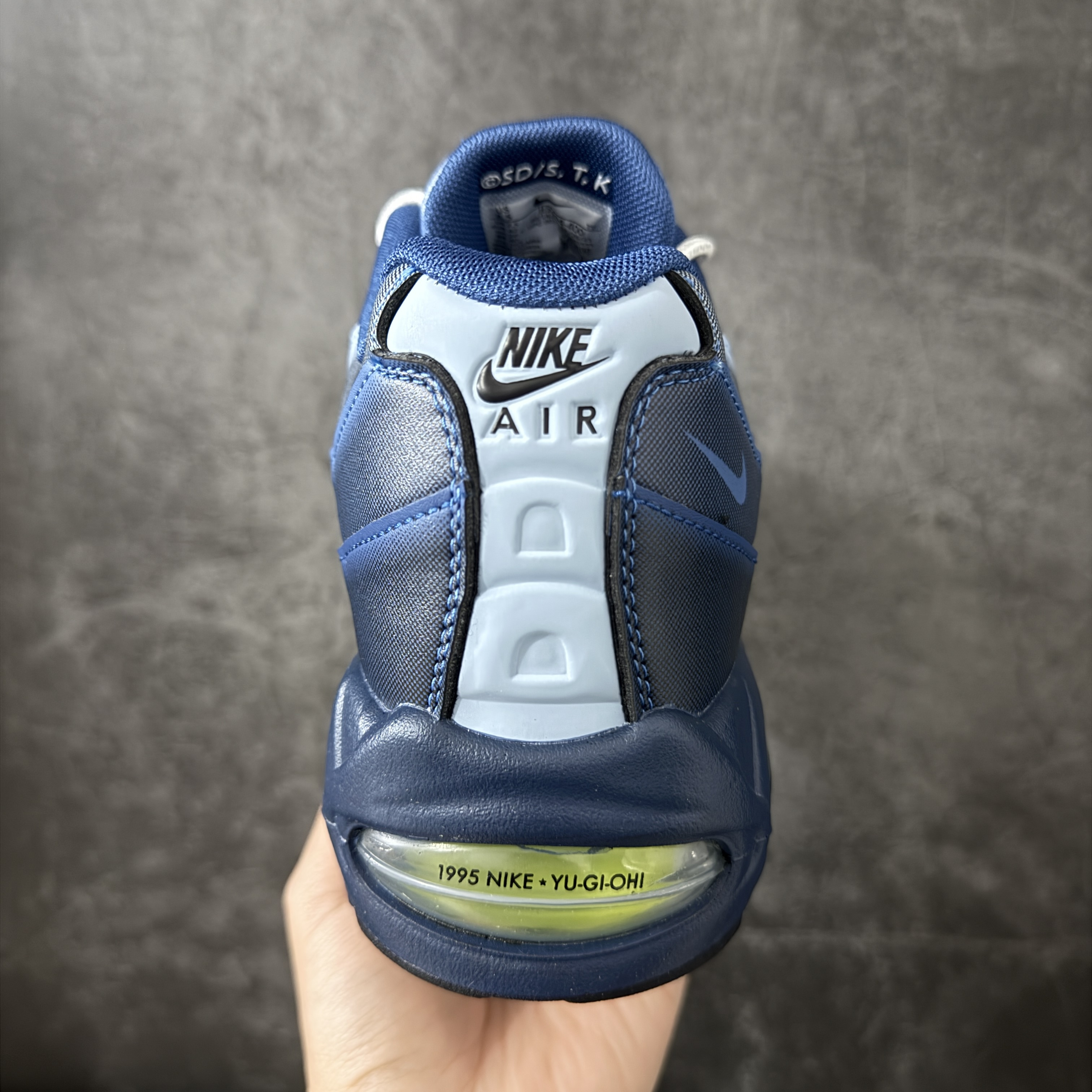 升级最终版UNDEFEATED Nike Air Max 95  Yu-Gi-Oh 低筒 网布防滑 运动鞋 休闲鞋 球鞋 男鞋 波鞋  游戏王 蓝 II7404-400 