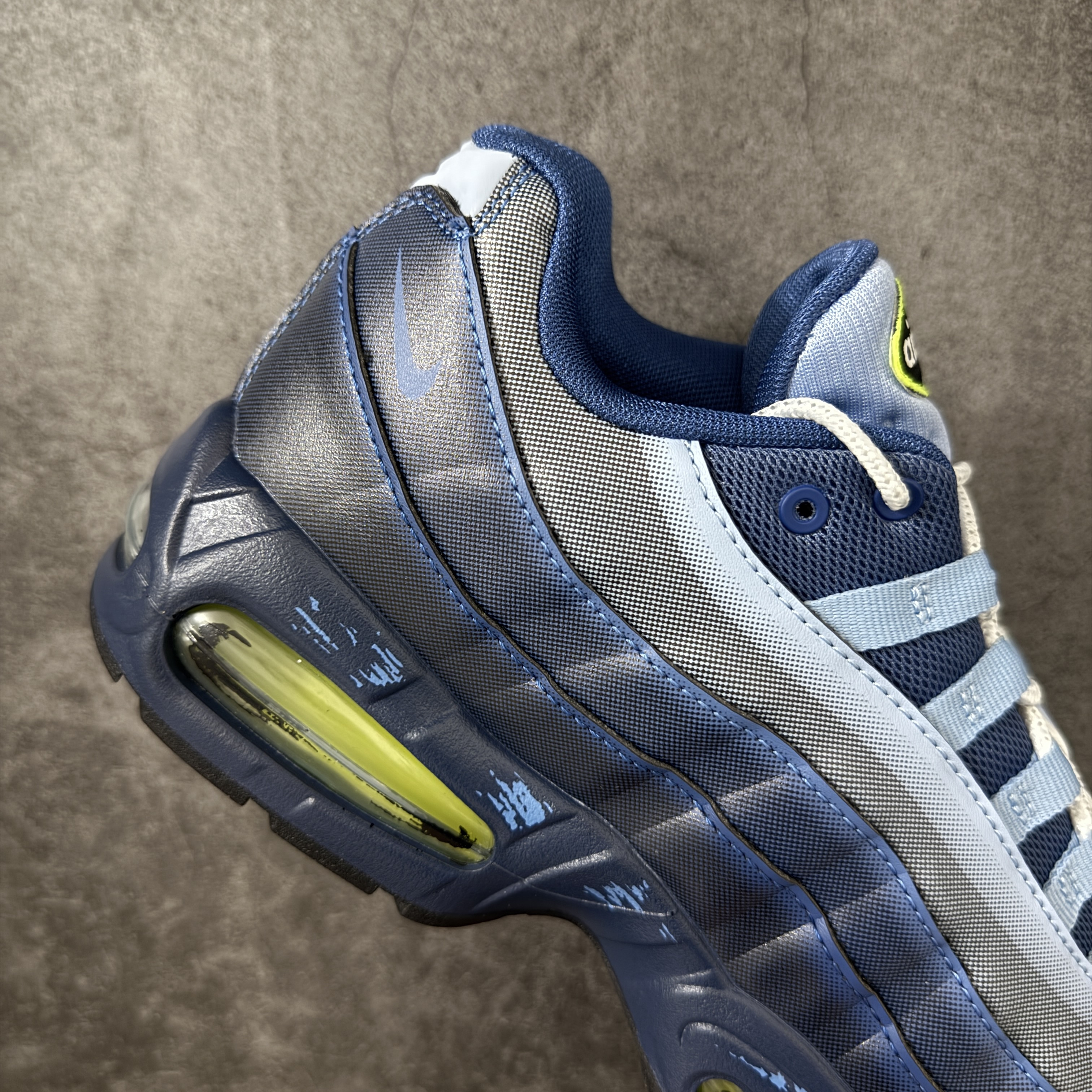 升级最终版UNDEFEATED Nike Air Max 95  Yu-Gi-Oh 低筒 网布防滑 运动鞋 休闲鞋 球鞋 男鞋 波鞋  游戏王 蓝 II7404-400 