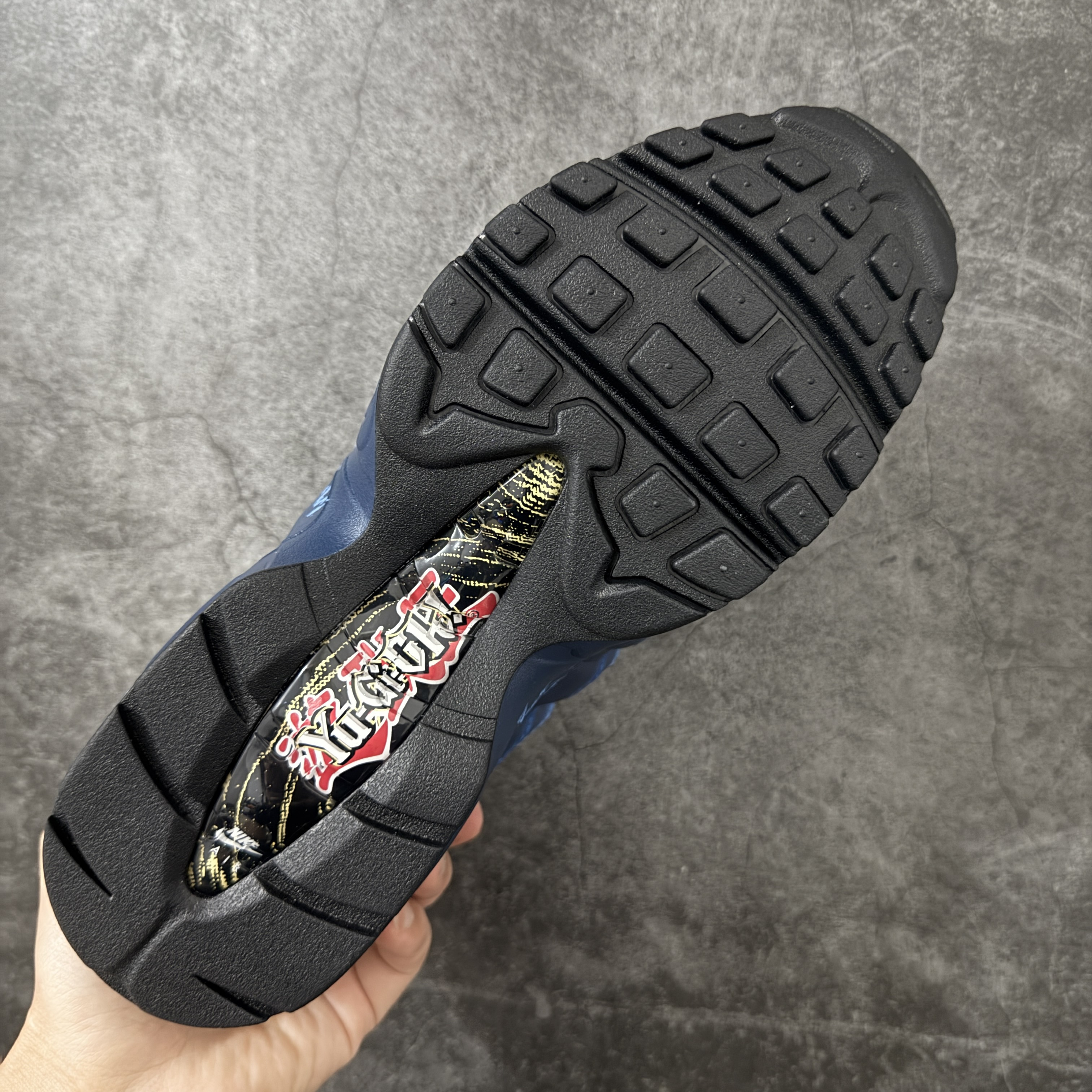 升级最终版UNDEFEATED Nike Air Max 95  Yu-Gi-Oh 低筒 网布防滑 运动鞋 休闲鞋 球鞋 男鞋 波鞋  游戏王 蓝 II7404-400 