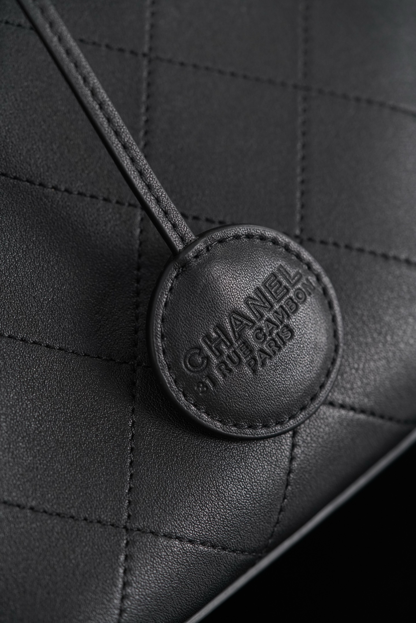 Chanel 26P 隐藏款 hobo- Quilted calfskin with gold-tone accents and the double-C logo- 单肩包 A0  
