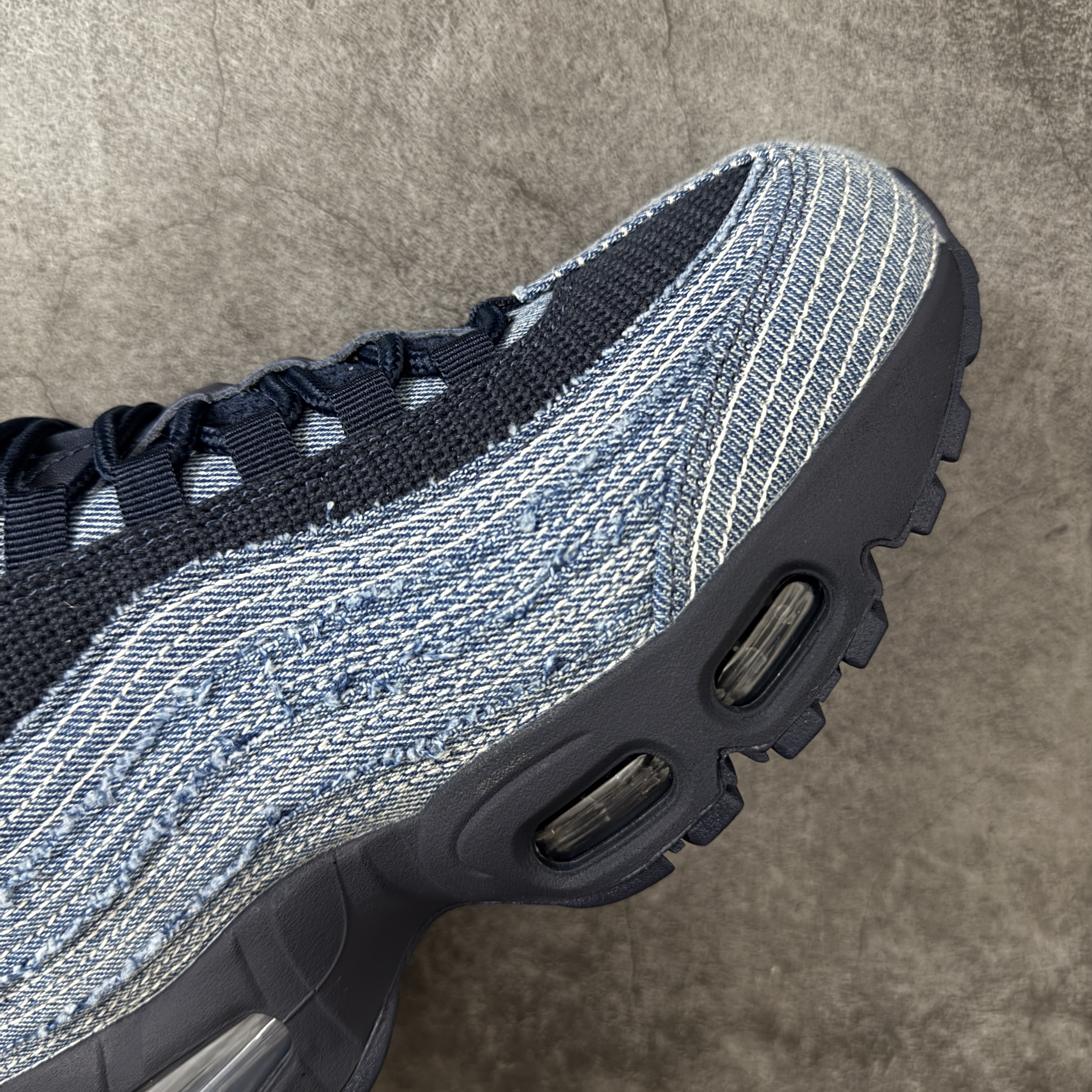 升级最终版 Levi's  Air Max 95  低筒 网布防滑 运动鞋 休闲鞋 球鞋 男鞋 波鞋  维斯联名蓝牛仔 HM4743-400