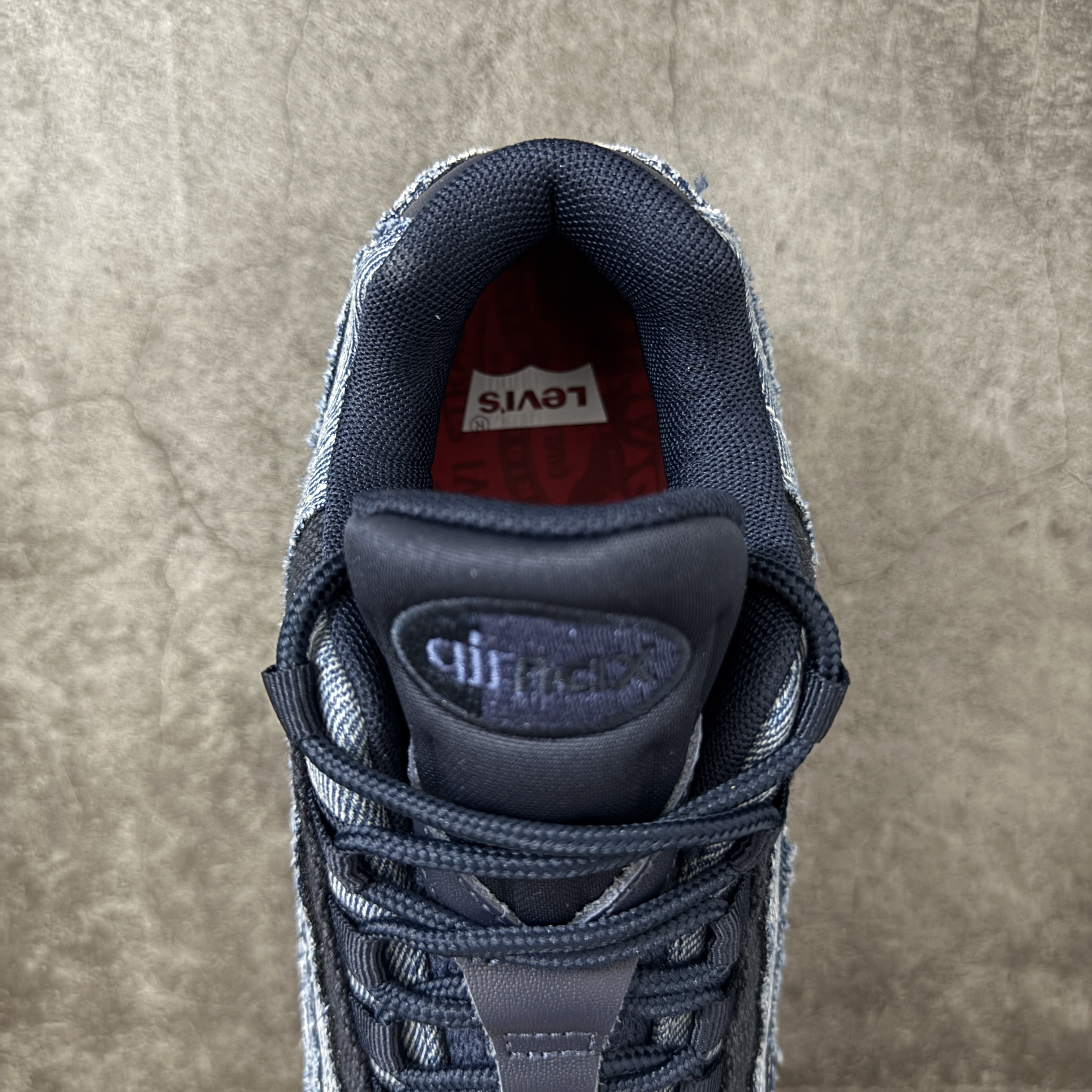 升级最终版 Levi's  Air Max 95  低筒 网布防滑 运动鞋 休闲鞋 球鞋 男鞋 波鞋  维斯联名蓝牛仔 HM4743-400