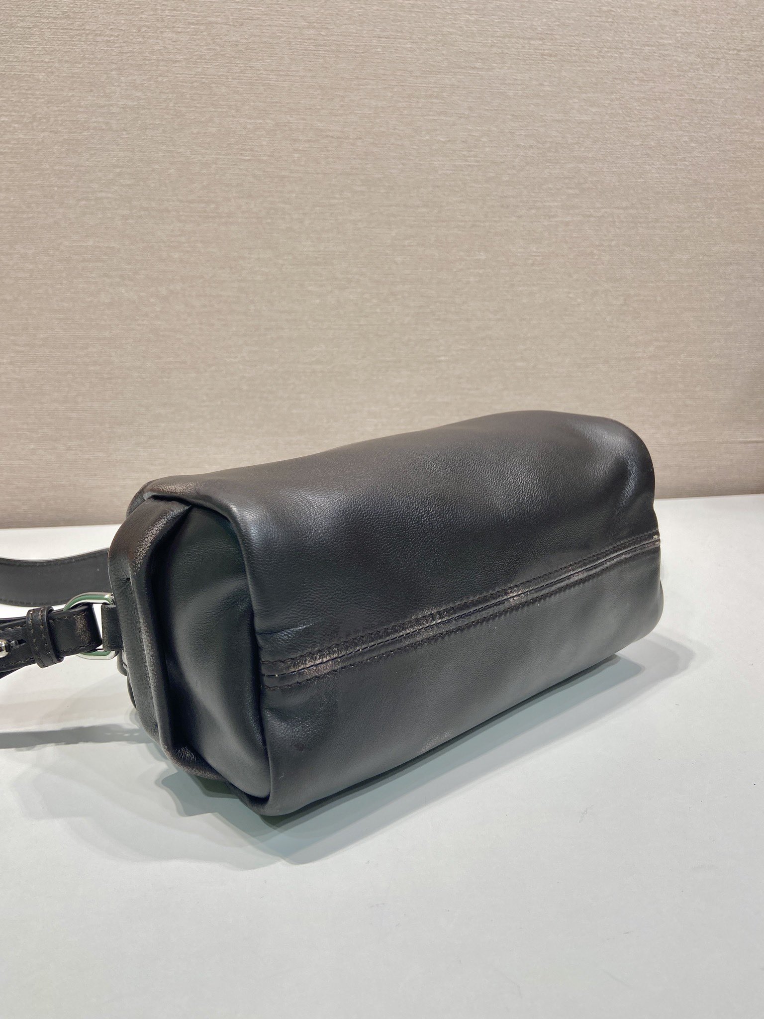 普拉达 PRADA Borsa 手提 斜跨 单肩包 做旧棕色  H0 2VH188_2C75_F0003