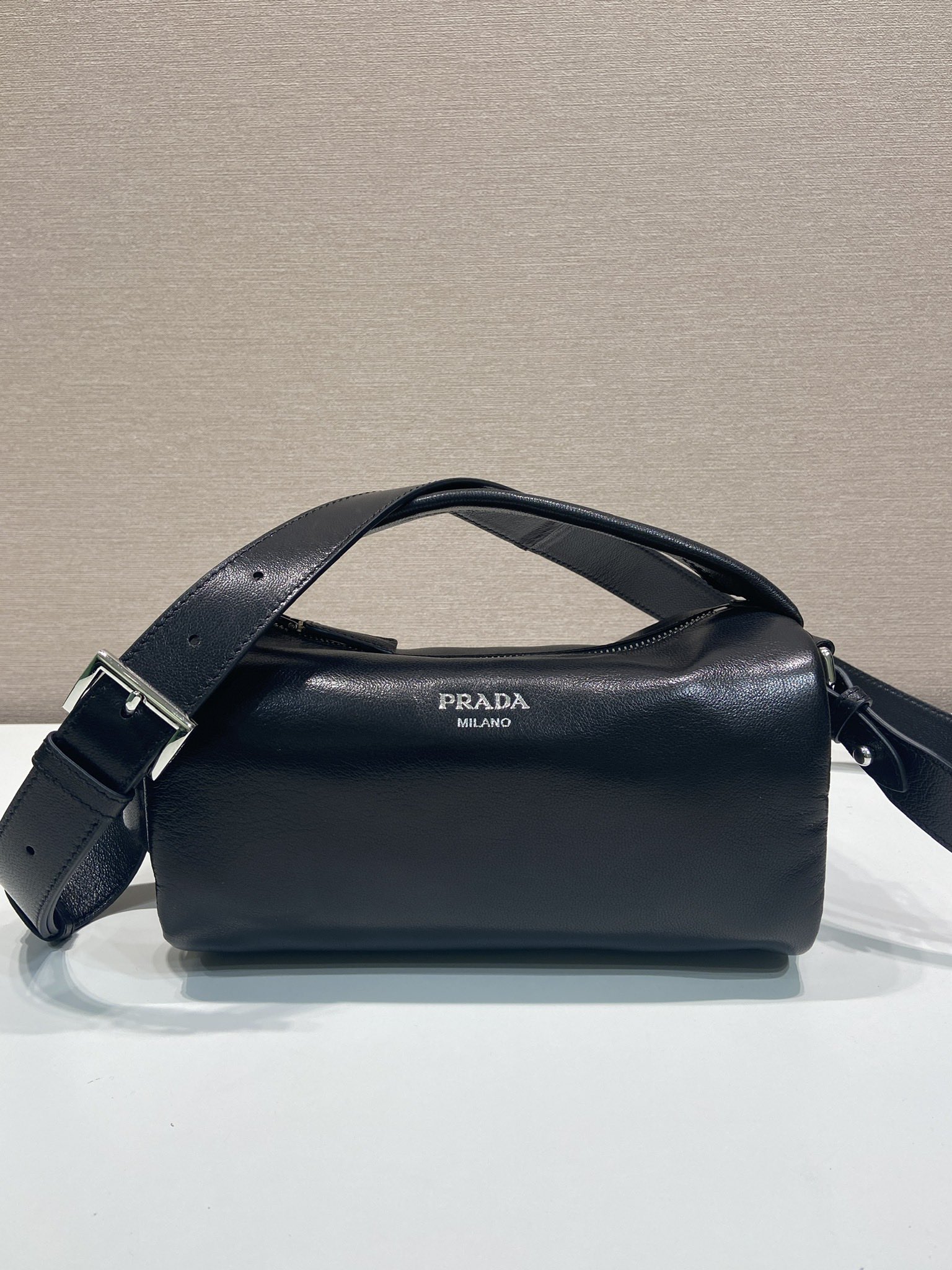 普拉达 PRADA Borsa 手提 斜跨 单肩包 做旧棕色  H0 2VH188_2CYR_F0002_V_DOO