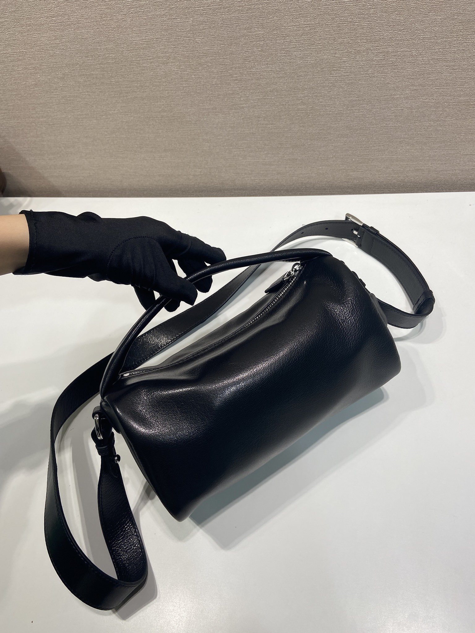 普拉达 PRADA Borsa 手提 斜跨 单肩包 做旧棕色  H0 2VH188_2CYR_F0002_V_DOO