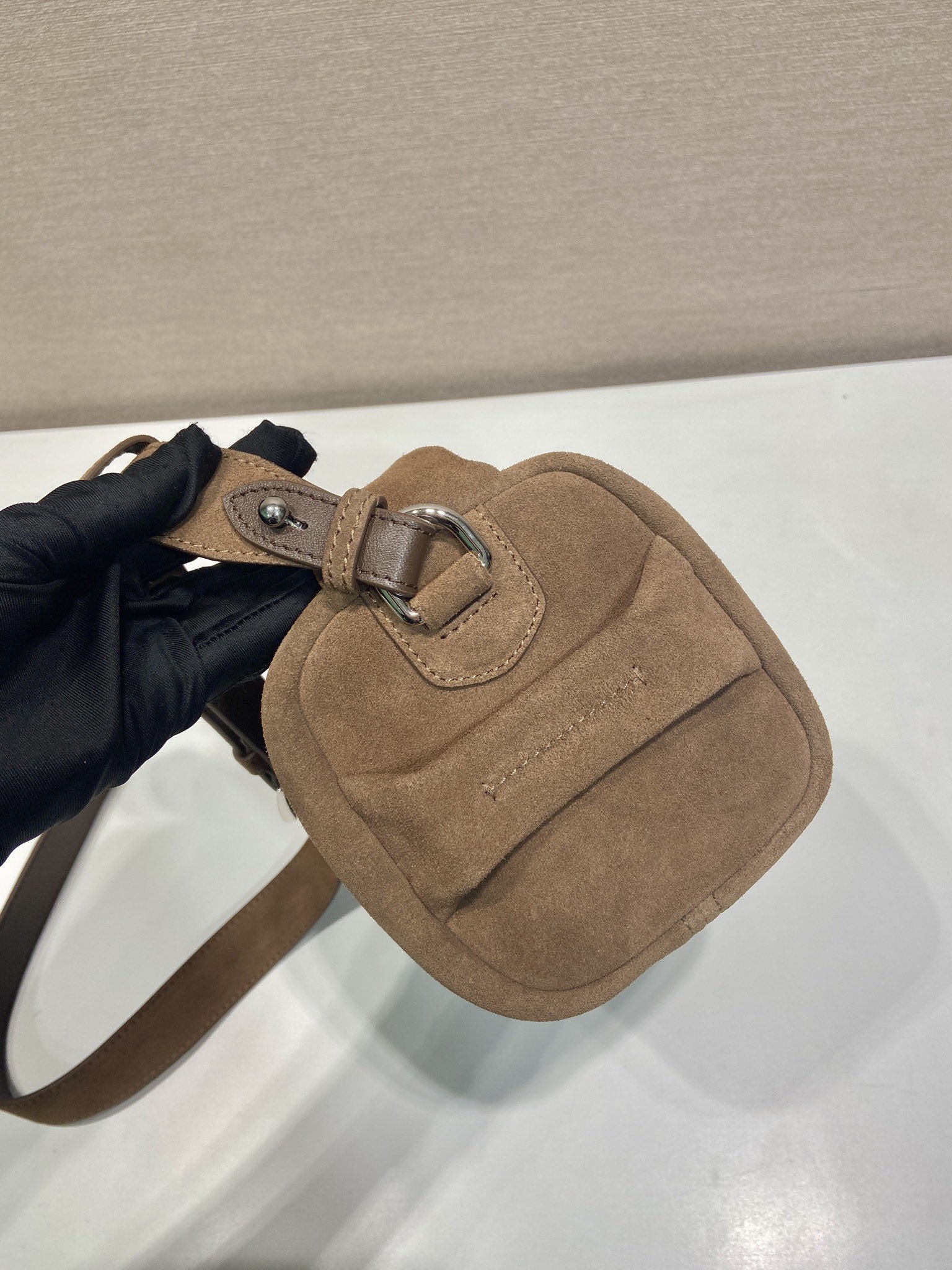 普拉达 PRADA Borsa 手提 斜跨 单肩包 肉桂色  H0 2VH188_2C4S_F0401