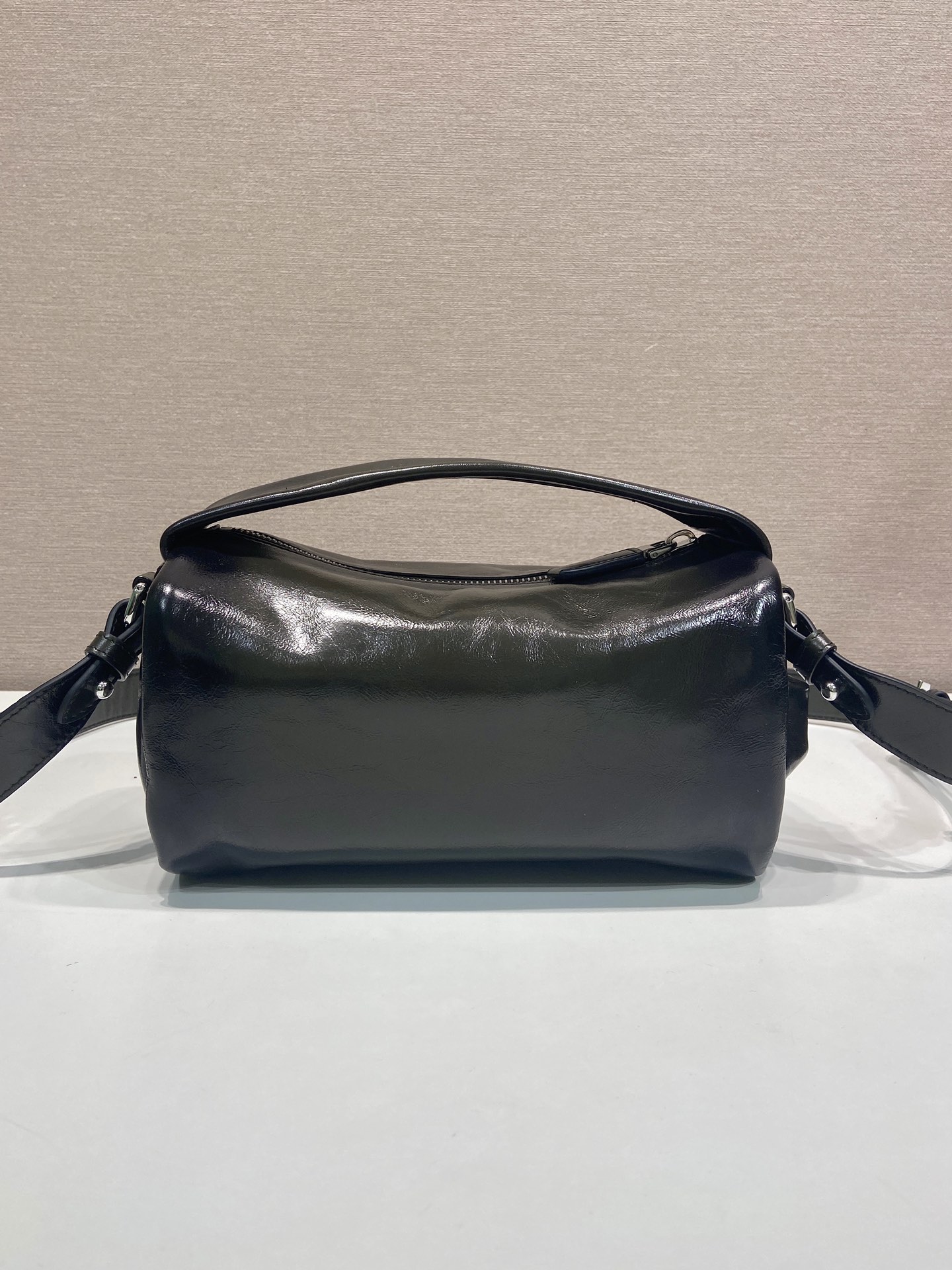 普拉达 PRADA Borsa 手提 斜跨 单肩包 军绿油蜡  H0 2VH188_2HKF_F03C5_V_DOO