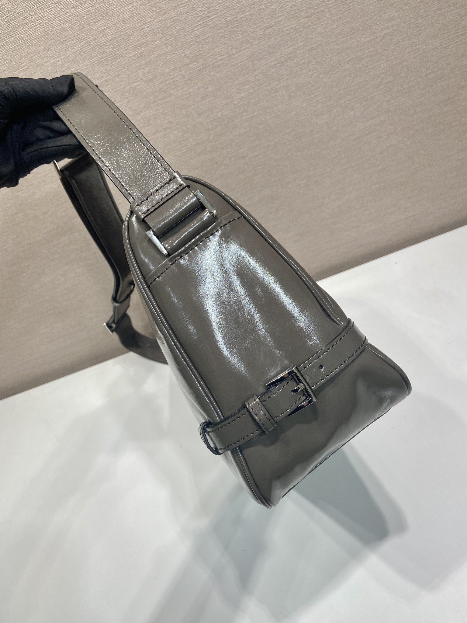 普拉达 PRADA 手提 斜跨 单肩包 木色  H0 2VH187 