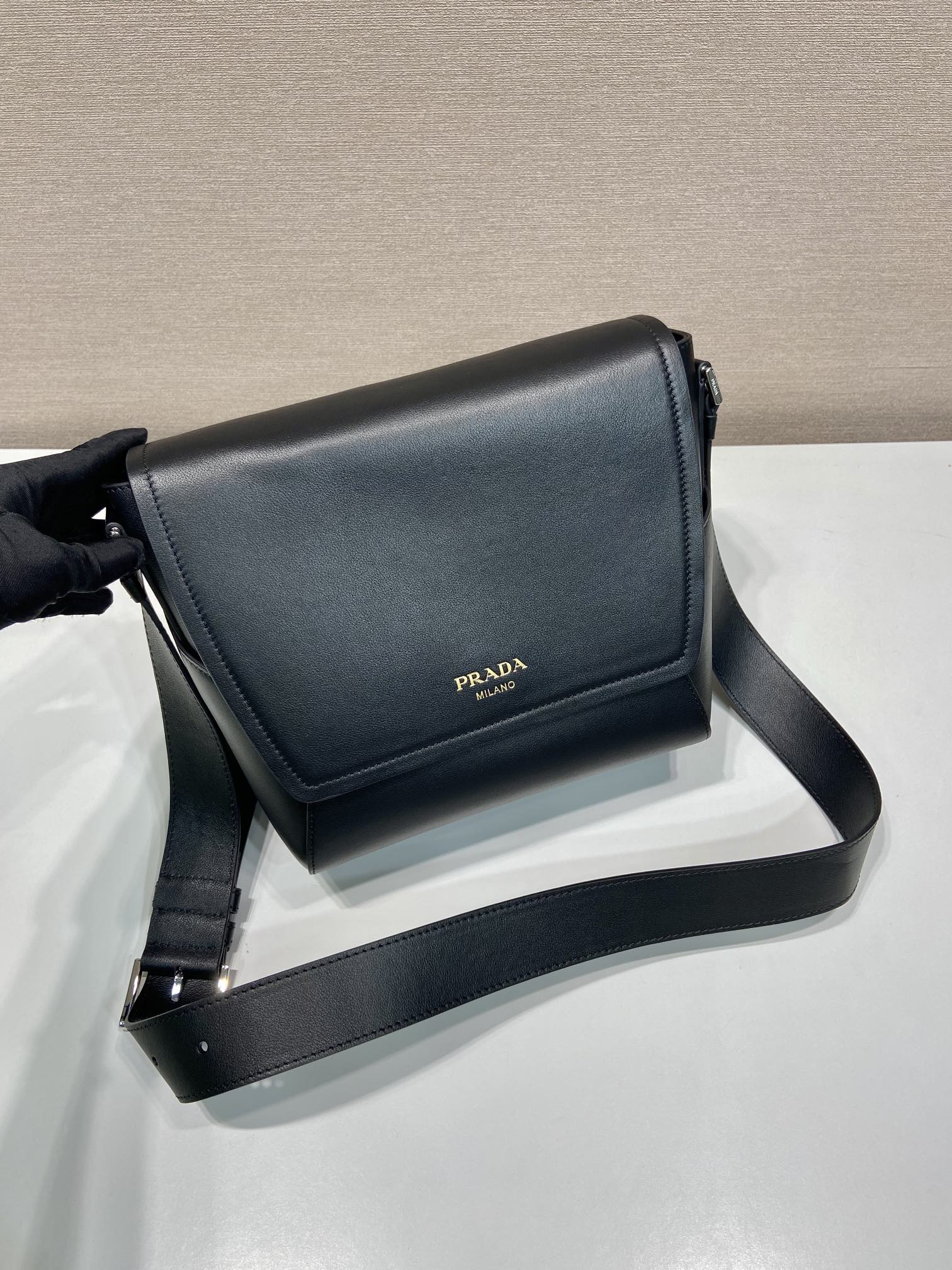 22 普拉达 PRADA Borsa 手提 斜跨 单肩包 黑色  H0-2VD069_2CYS_F0002