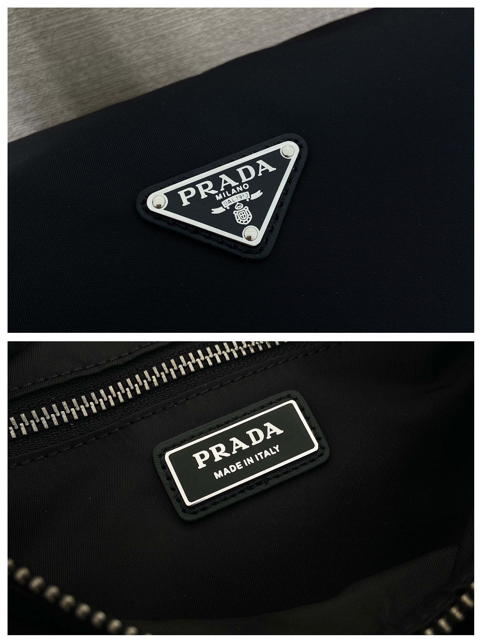 普拉达 PRADA  Re-Nylon 斜跨 单肩包 黑色尼龙 F0-2VH206_2DW3_V_OOO