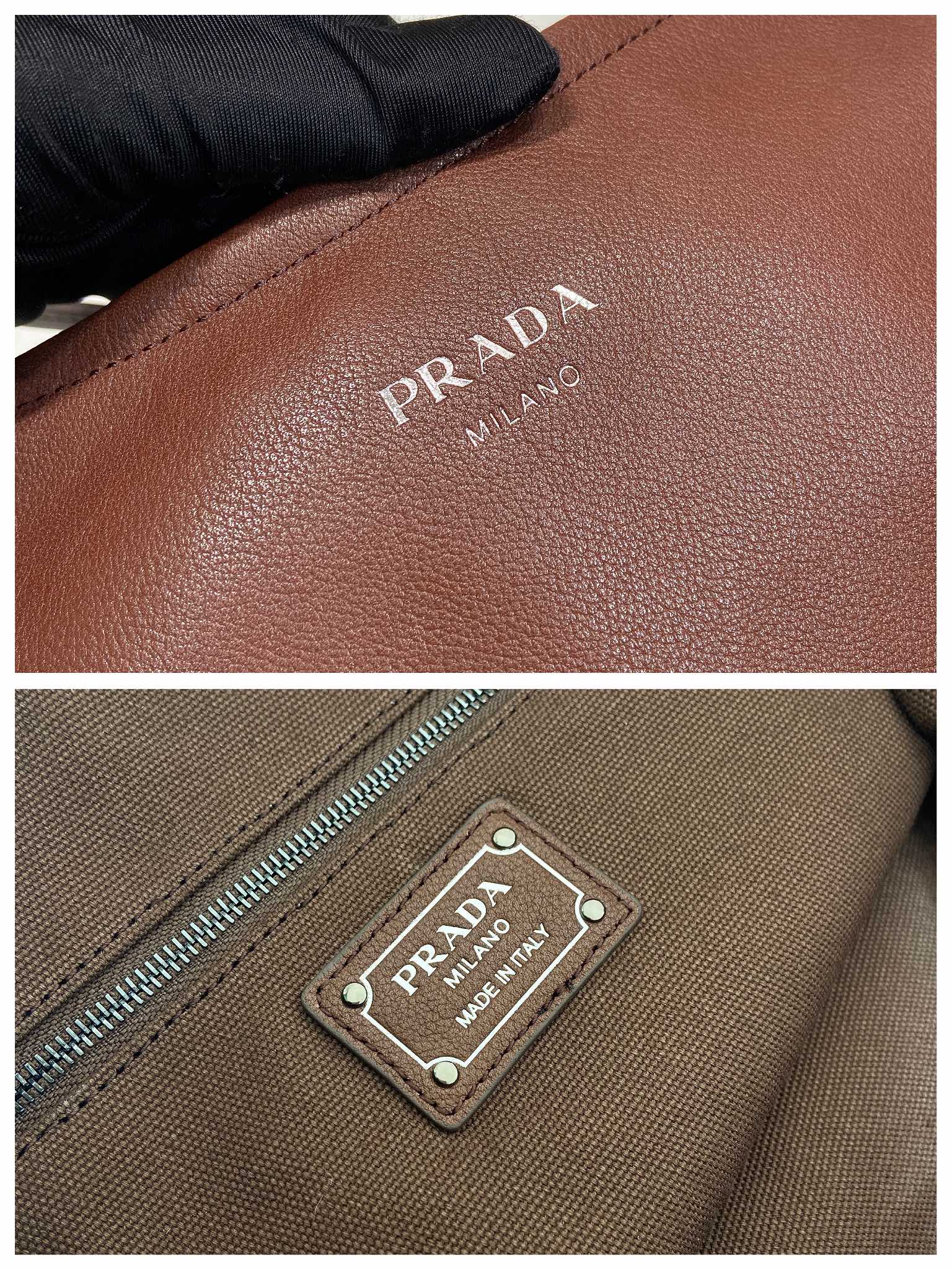 普拉达 PRADA  Route 斜跨 单肩包 托特tote 红色牛皮 H0-1BC293_2G6F_F0324_V_OOO
