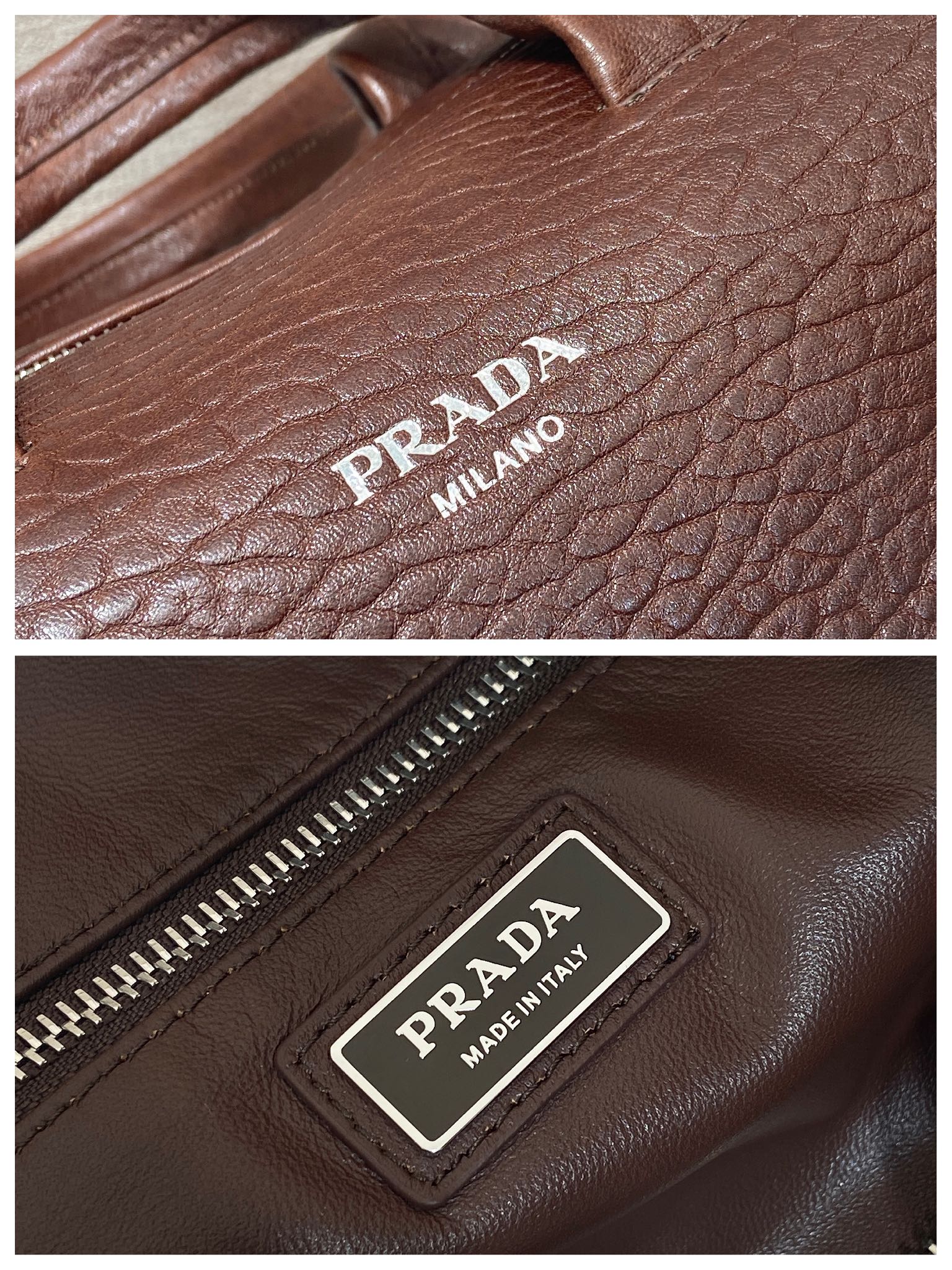 40CM 普拉达 PRADA Nappa 斜跨 单肩包  羔羊皮 红色 H0-2VC045 